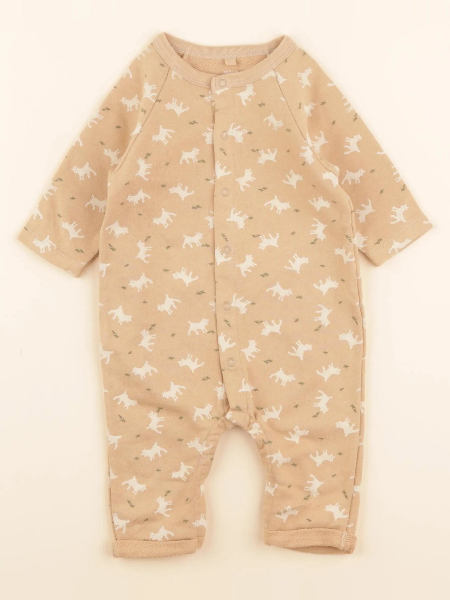 Pyjama coton marron