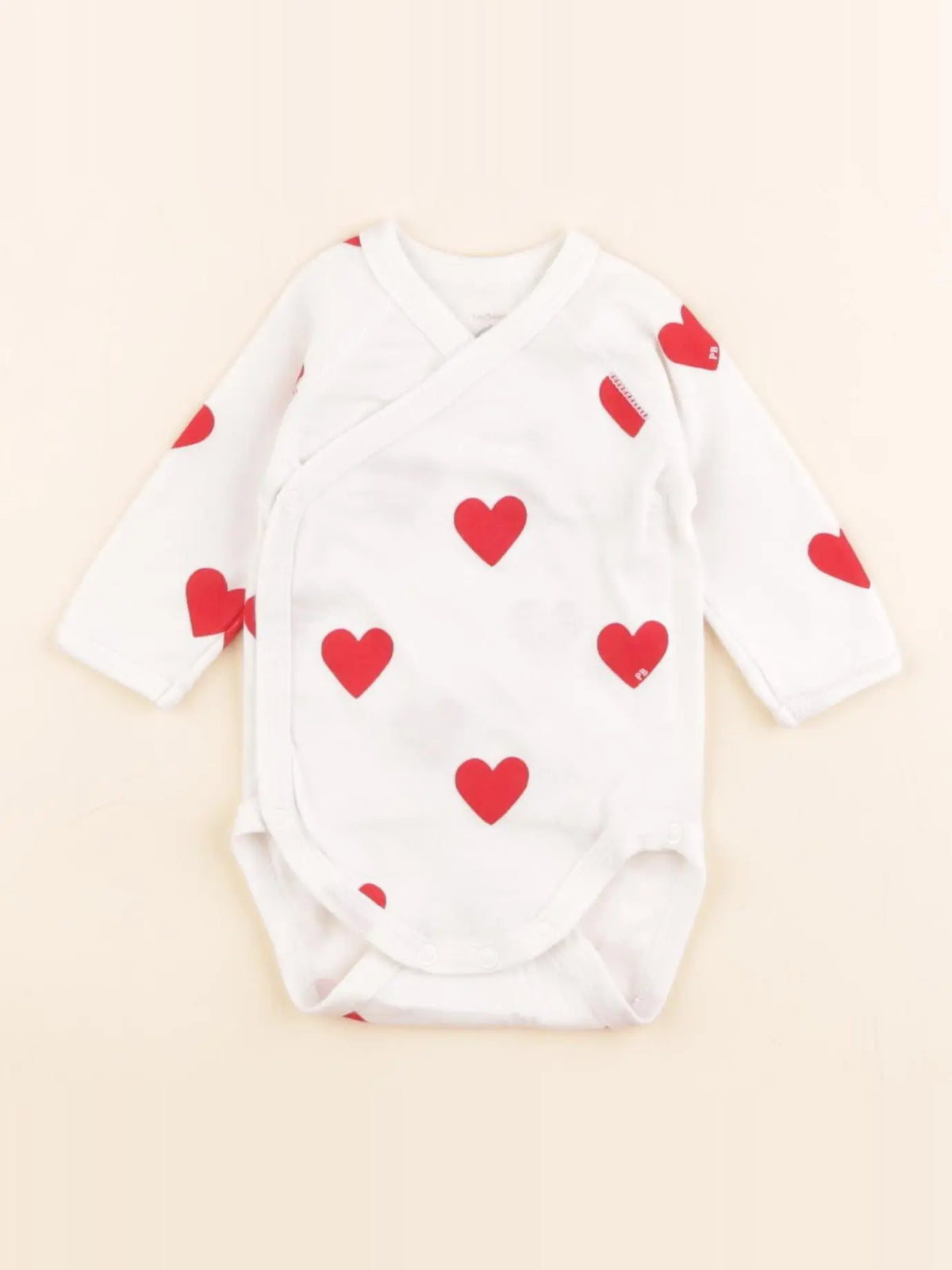 Petit Bateau - body blanc - 1 mois