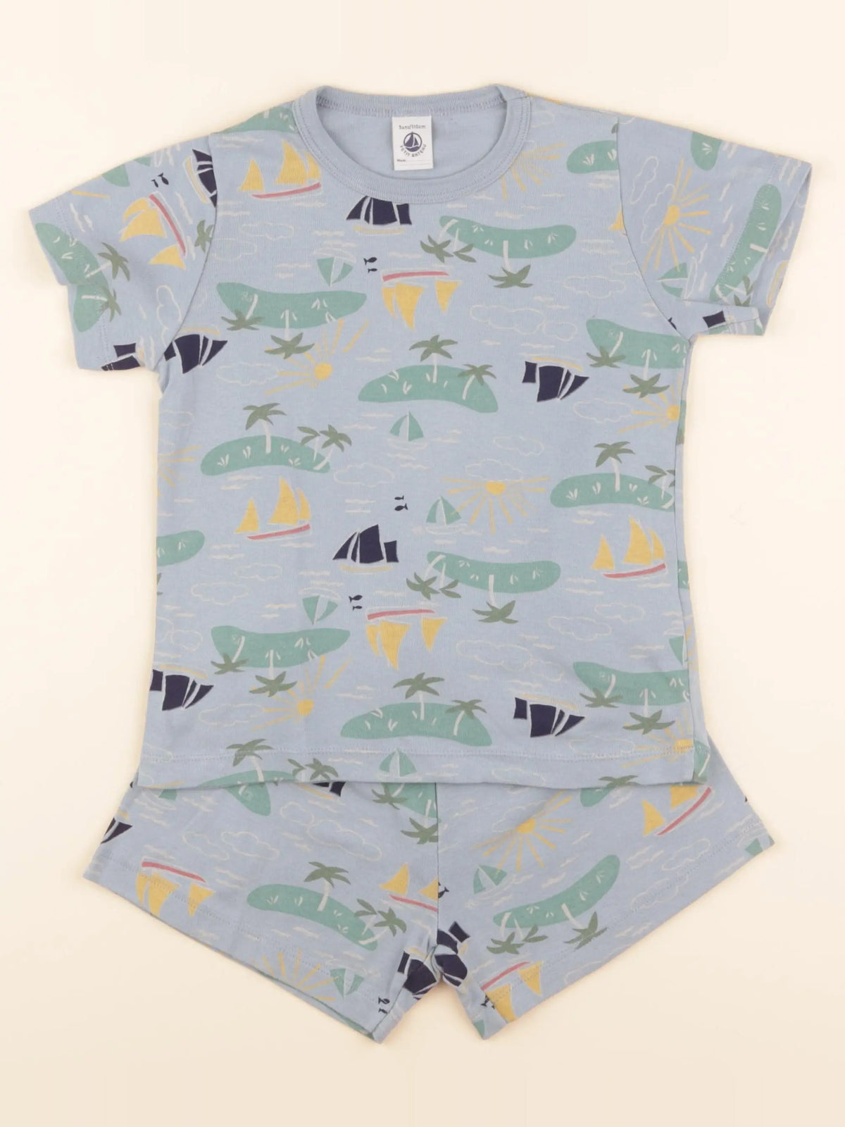 Pyjama coton bleu