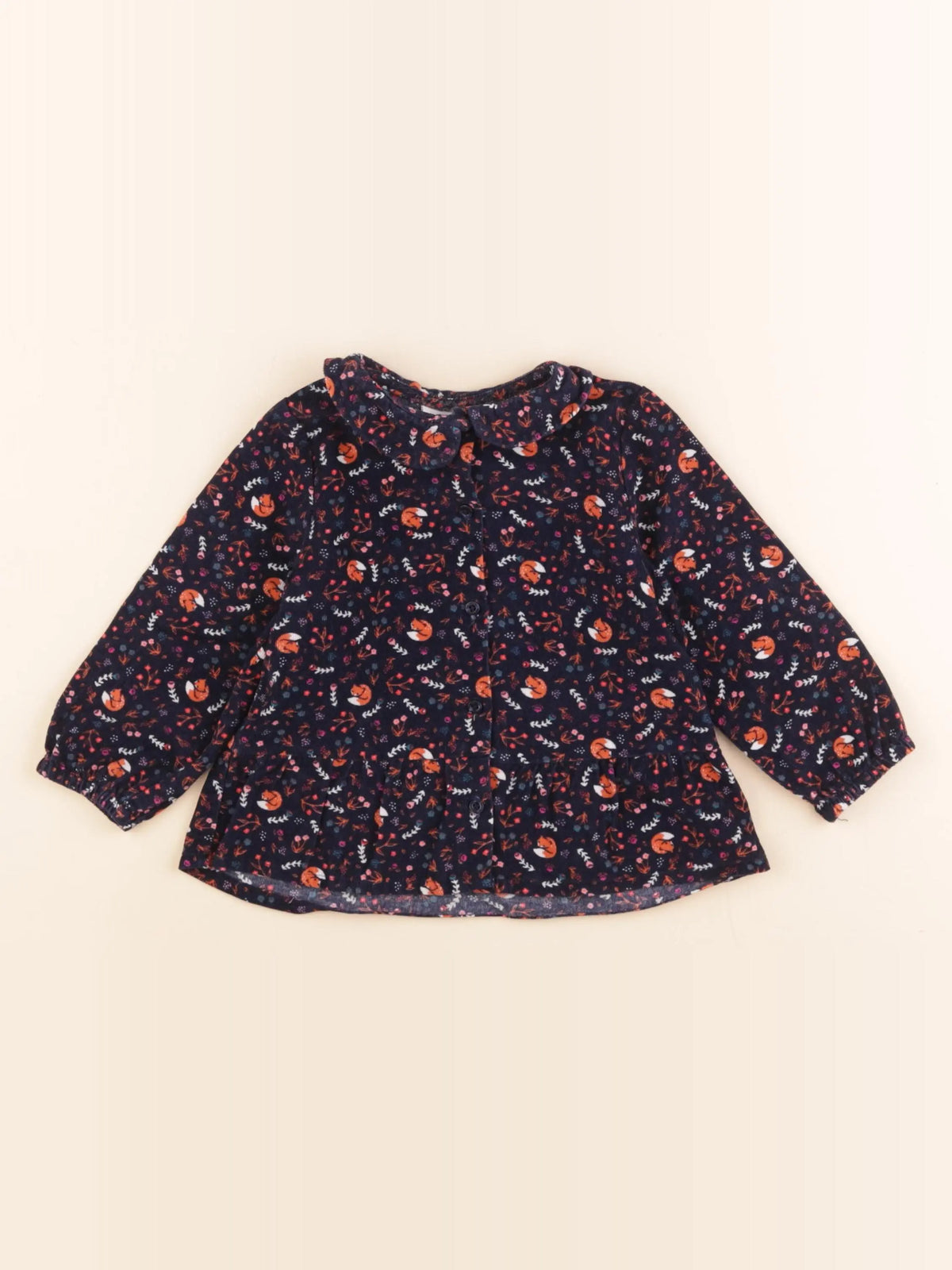 Cadet Rousselle - blouse bleu - 18 mois