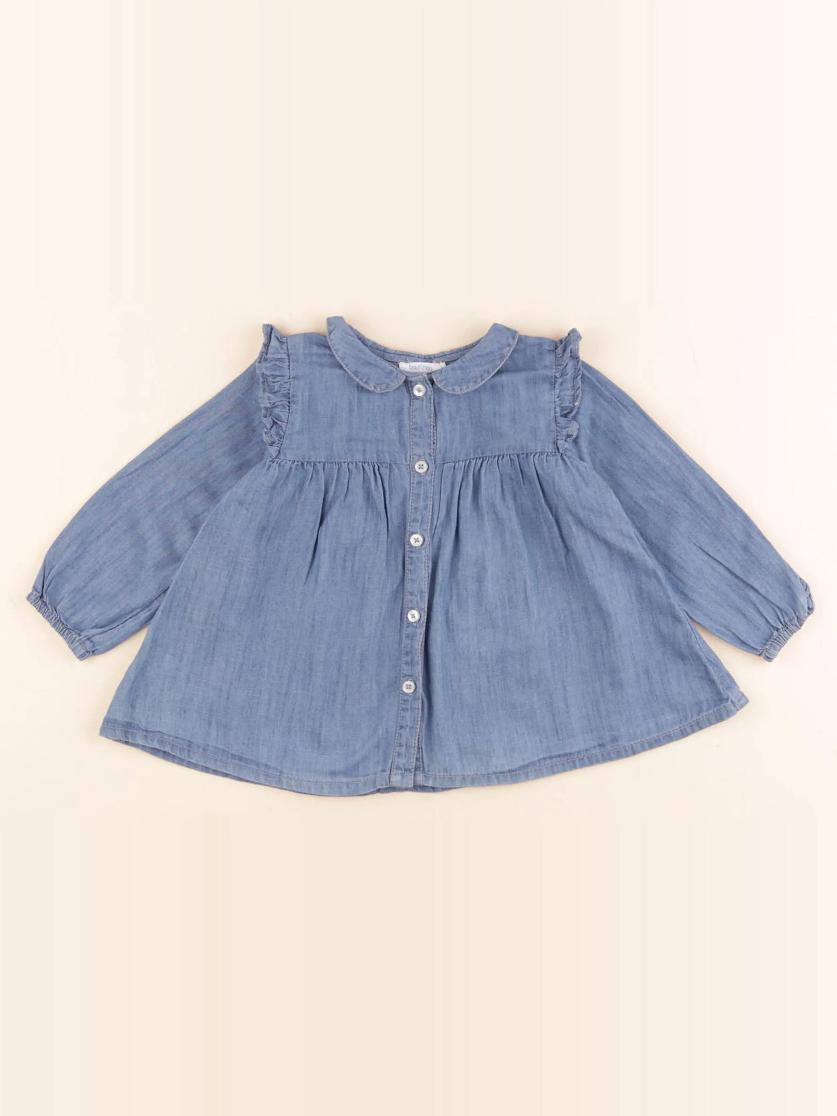 Boutchou - blouse bleu - 18 mois