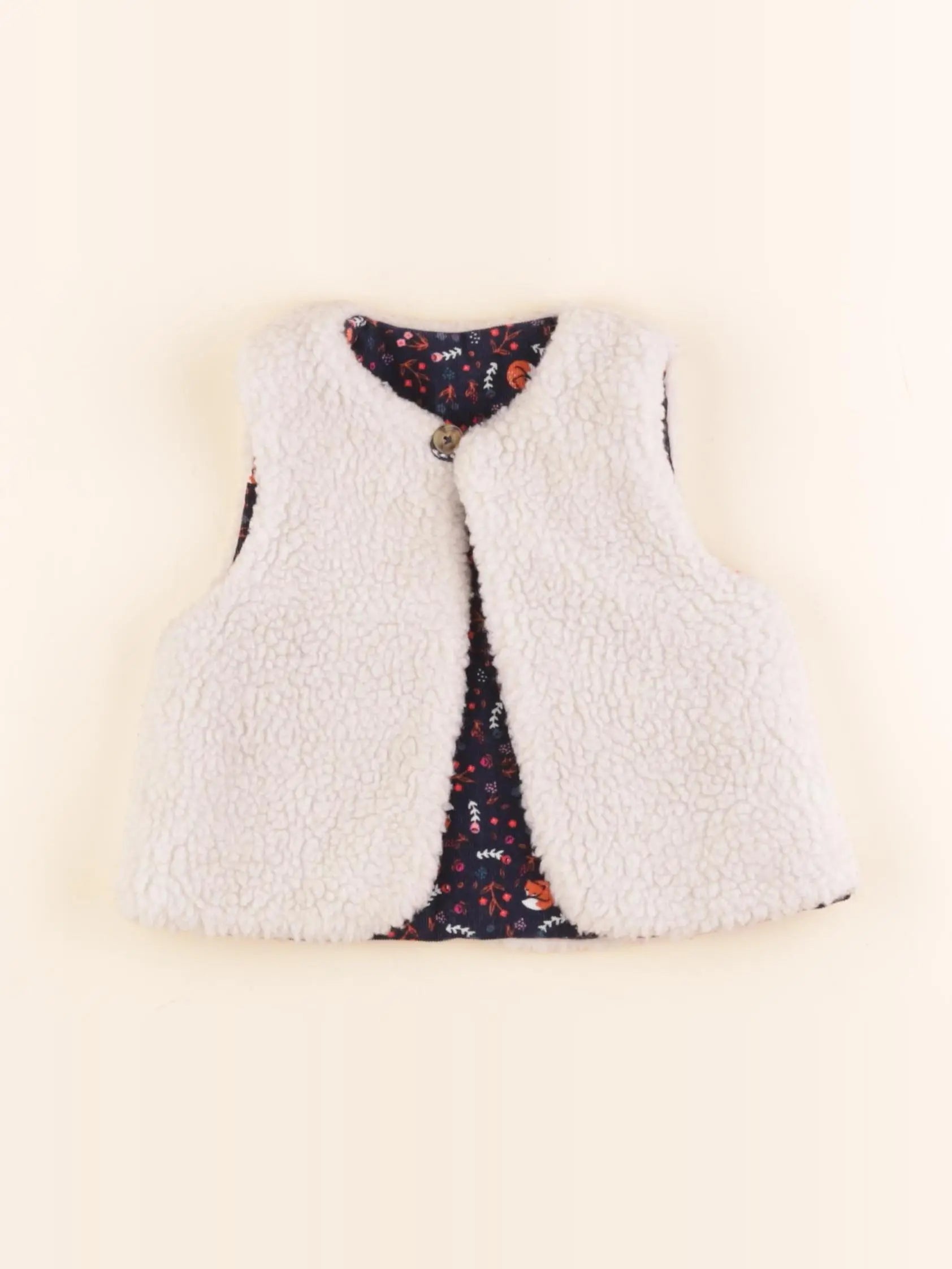 Cadet Rousselle - gilet blanc - 18 mois