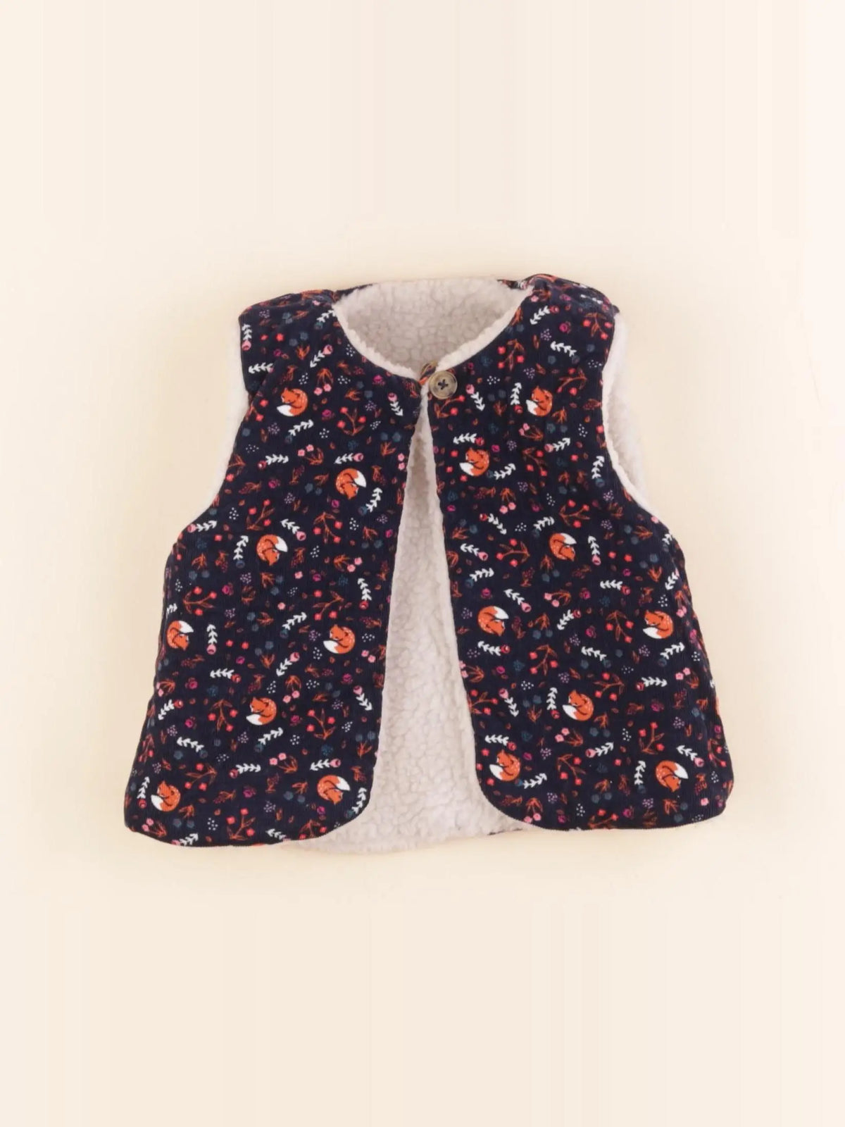 Cadet Rousselle - gilet blanc - 18 mois