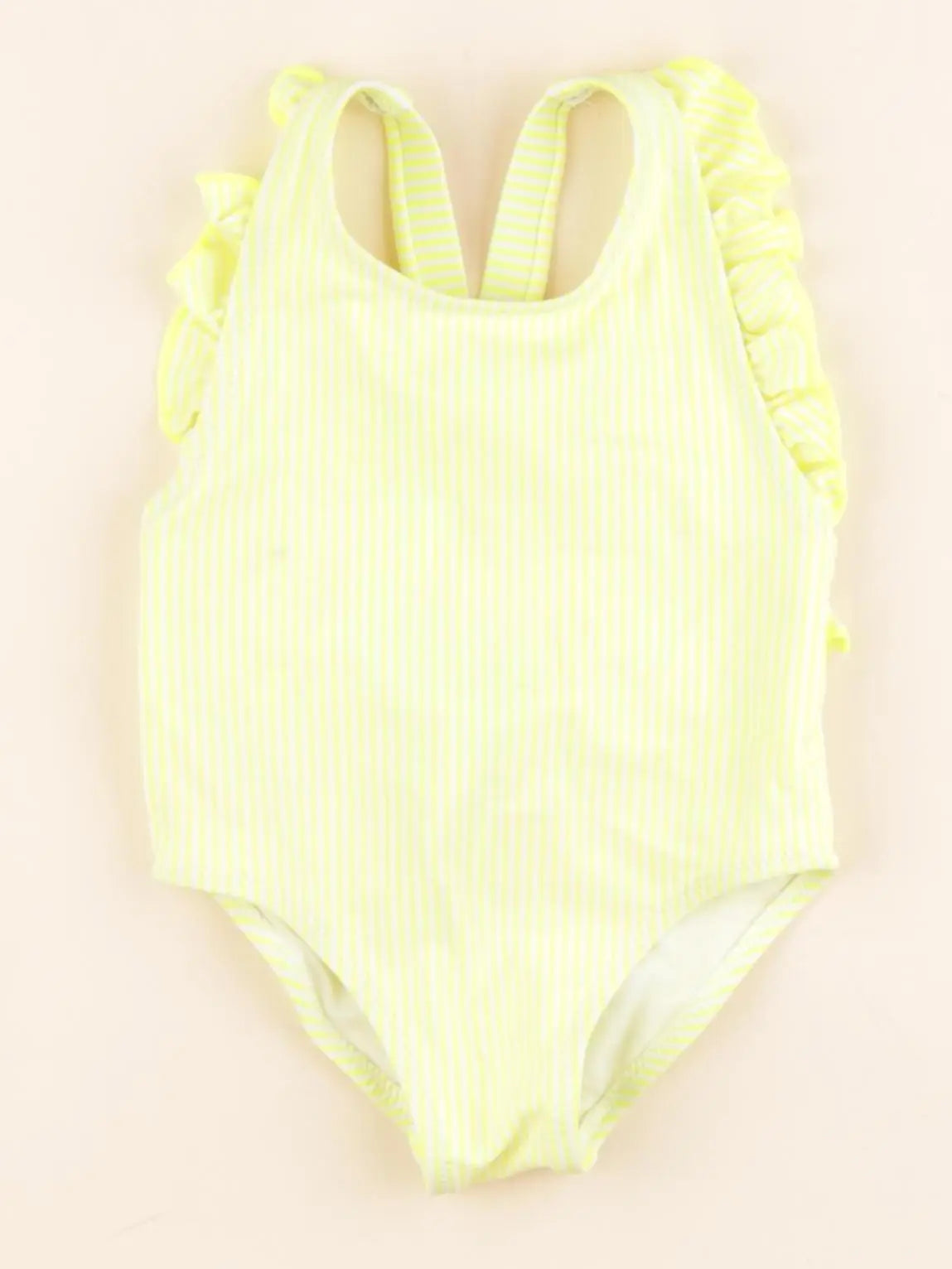 Jacadi - maillot de bain jaune fluo - 18 mois