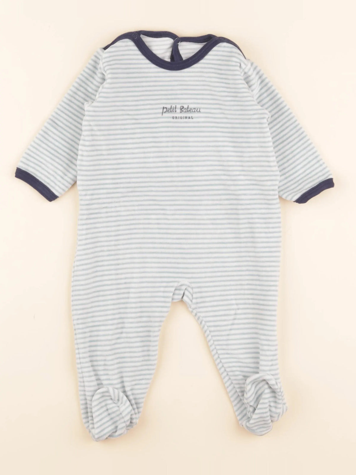 Pyjama velours bleu
