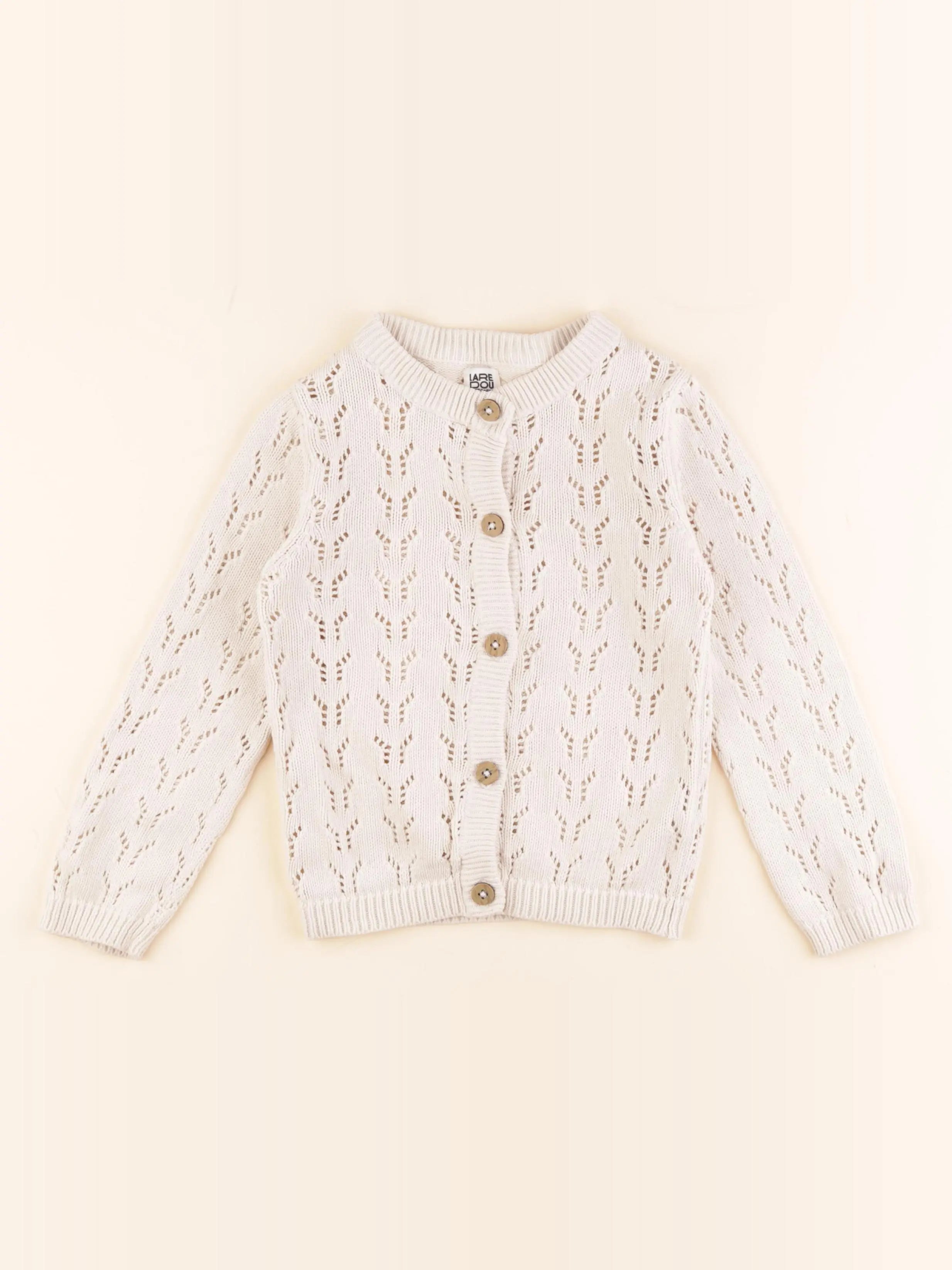 La Redoute - gilet beige - 6 ans