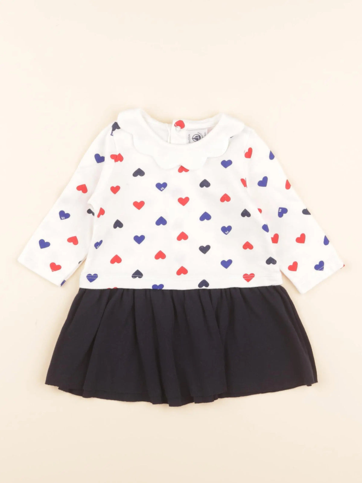 Robe bleu, blanc