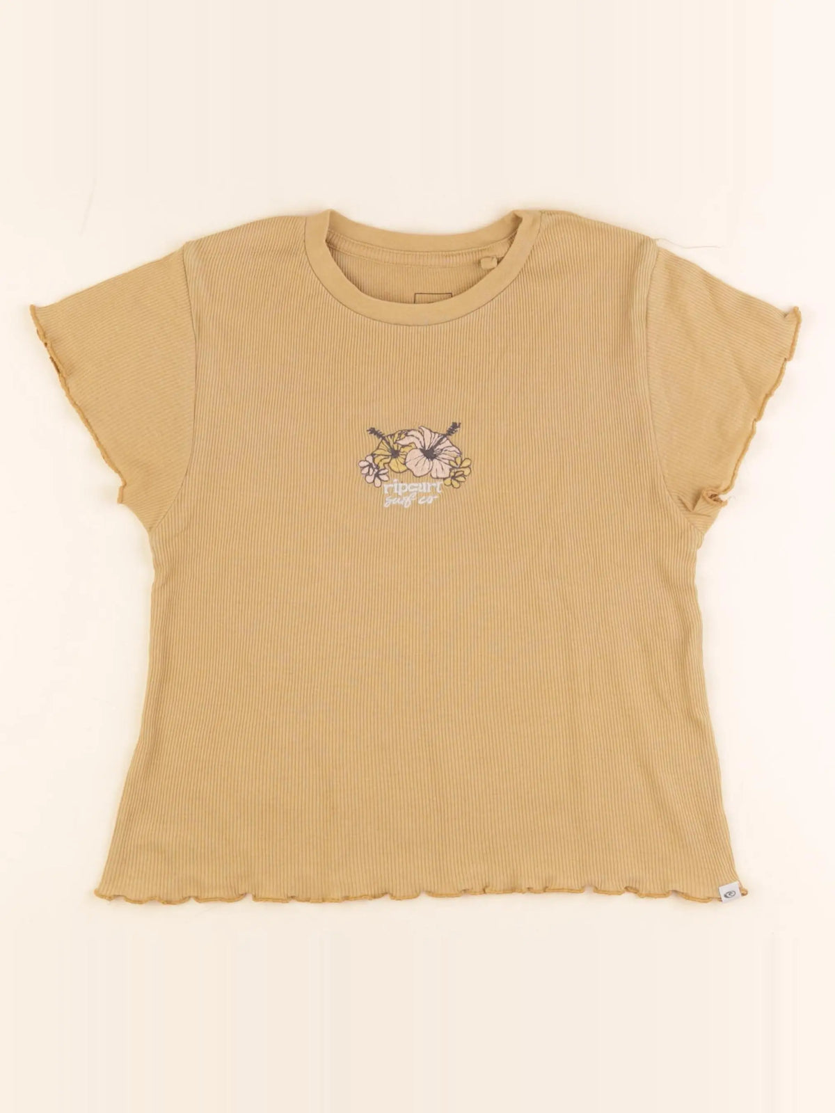 Rip curl - tee-shirt jaune - 12 ans