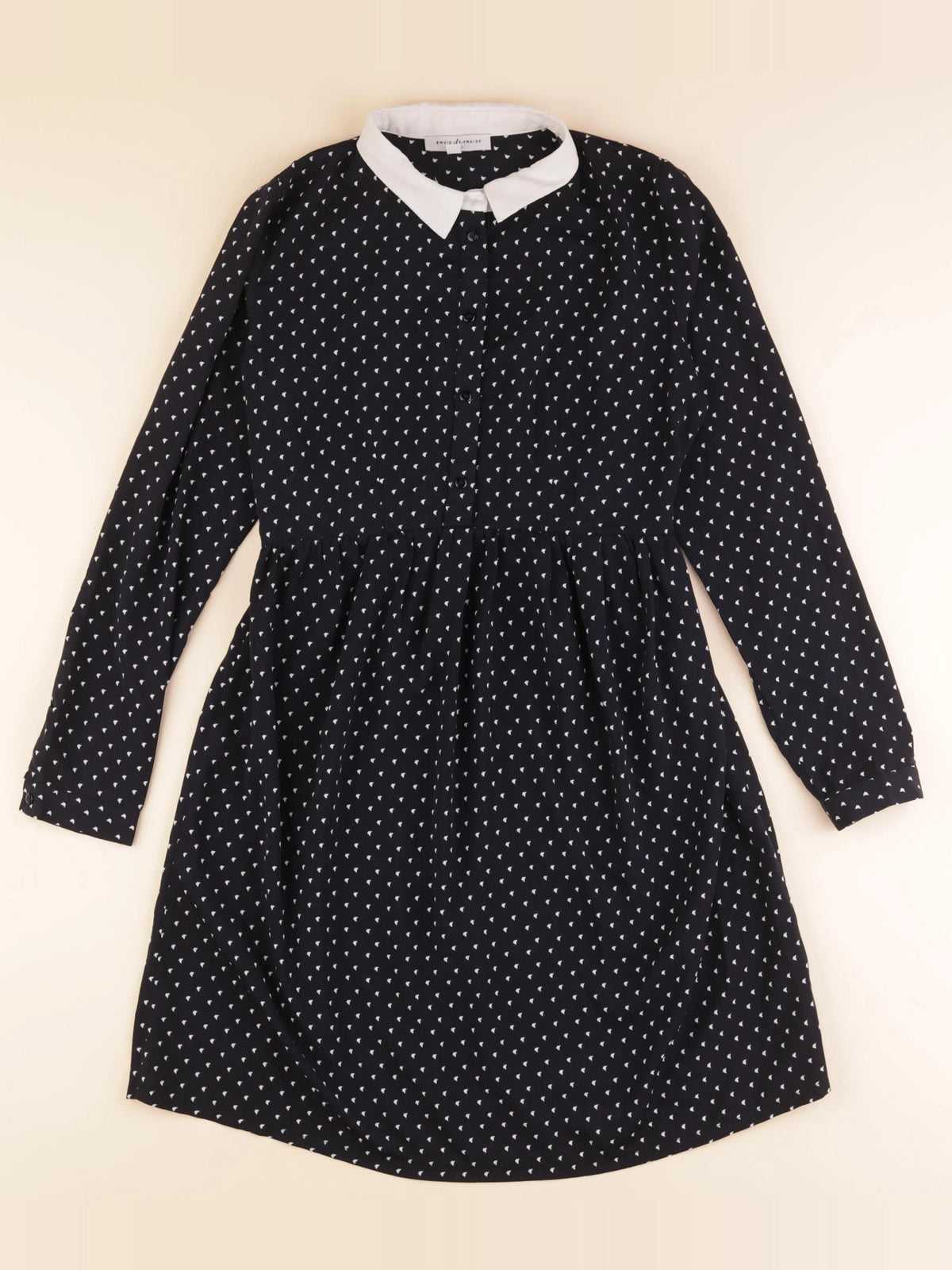 Envie de fraise - robe grossesse bleu, blanc - 36