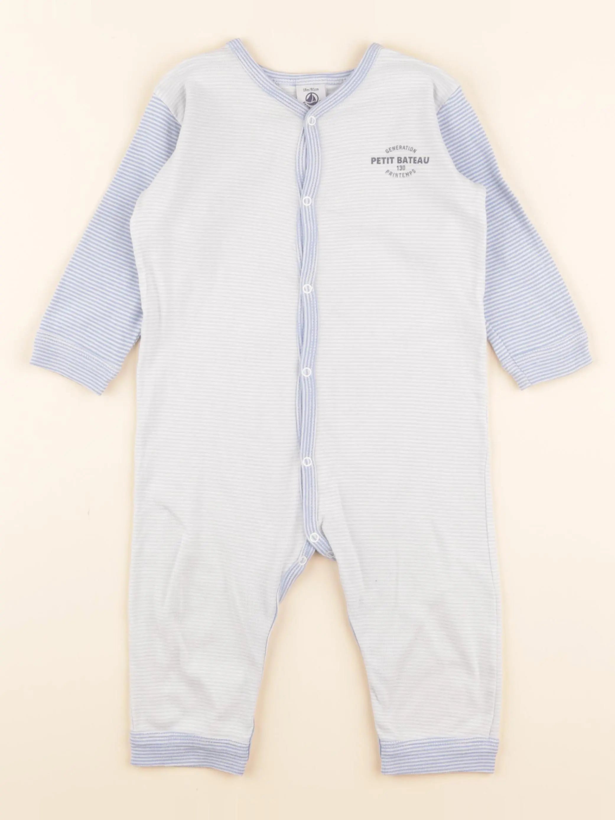Pyjama coton bleu