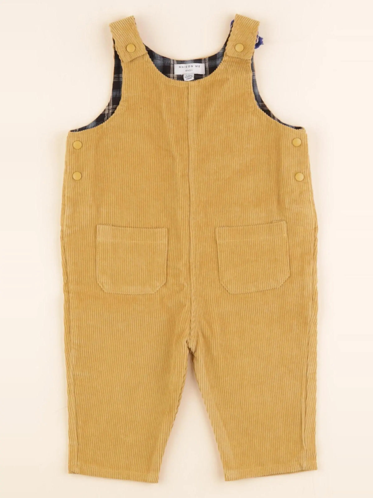 Maison Me - salopette jaune - 3/6 mois