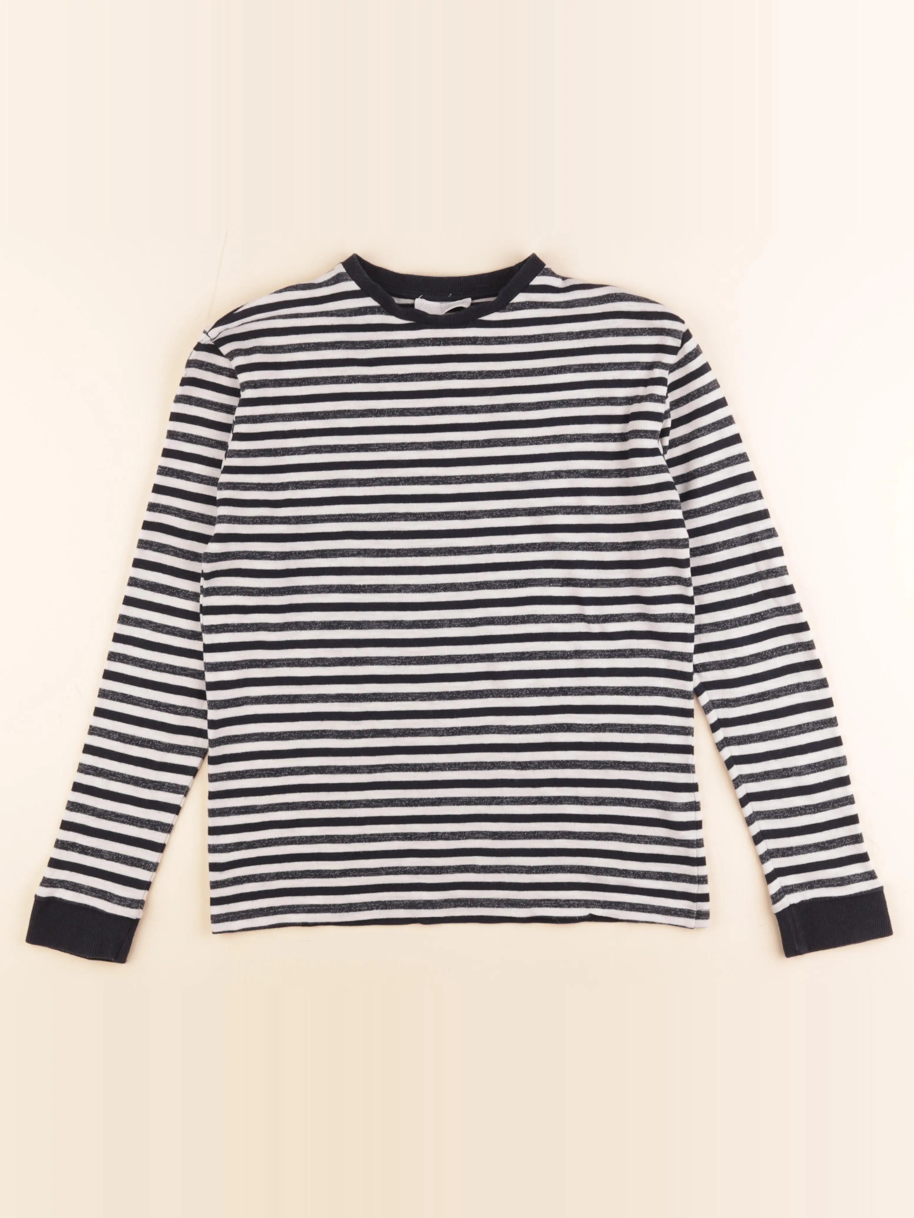 Zara - tee-shirt bleu, blanc - 11/12 ans