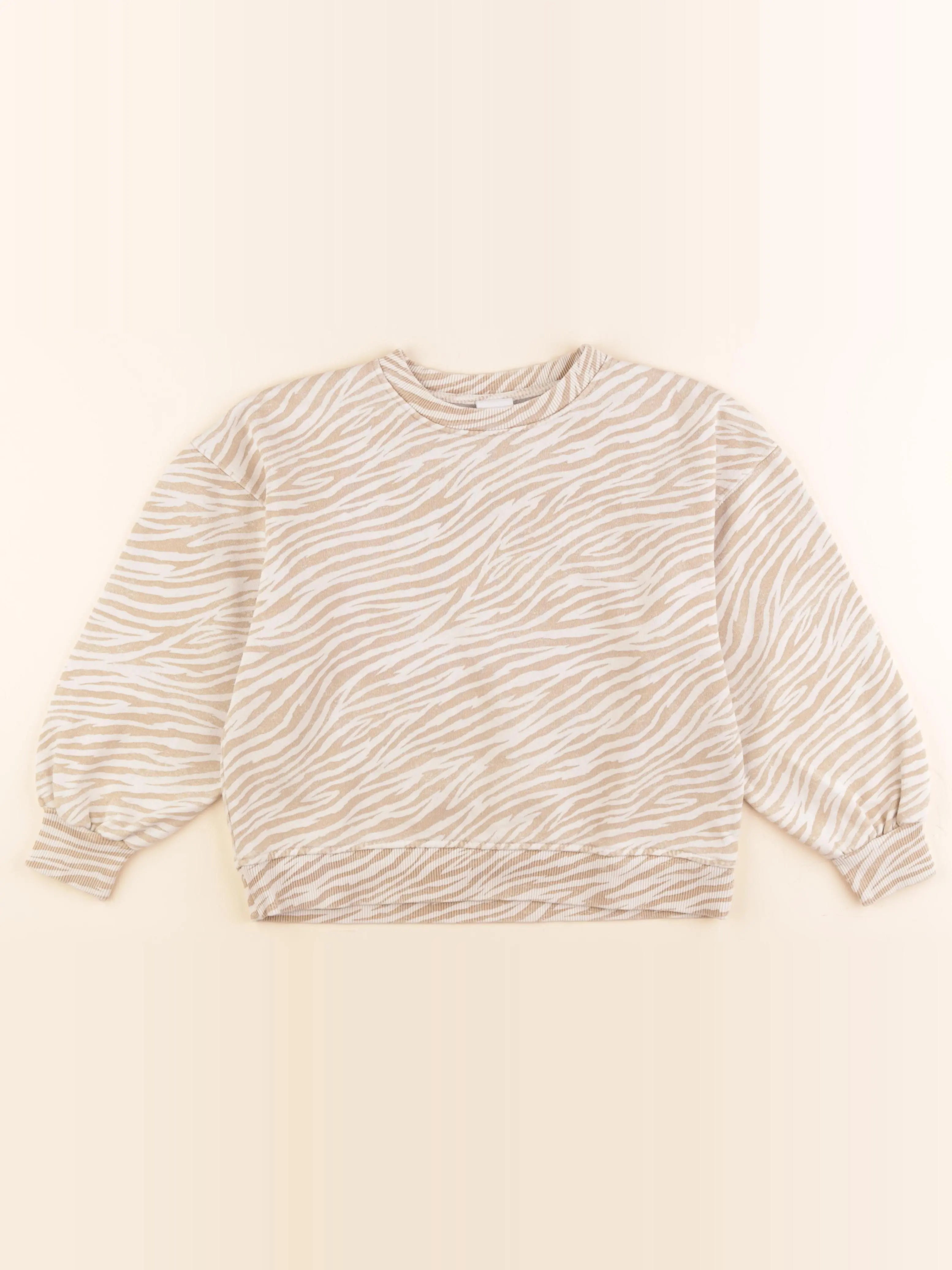Zara - sweat beige - 10 ans