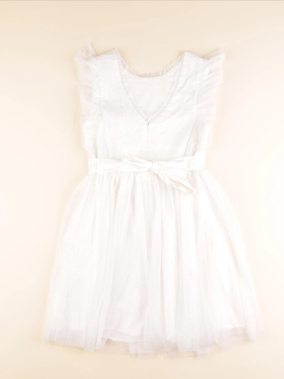 Vertbaudet - robe blanc, or - 14 ans