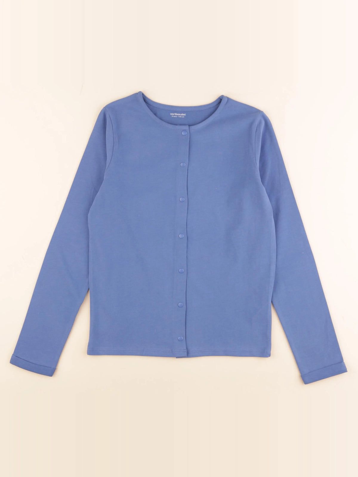 Vertbaudet - tee-shirt bleu - 10 ans
