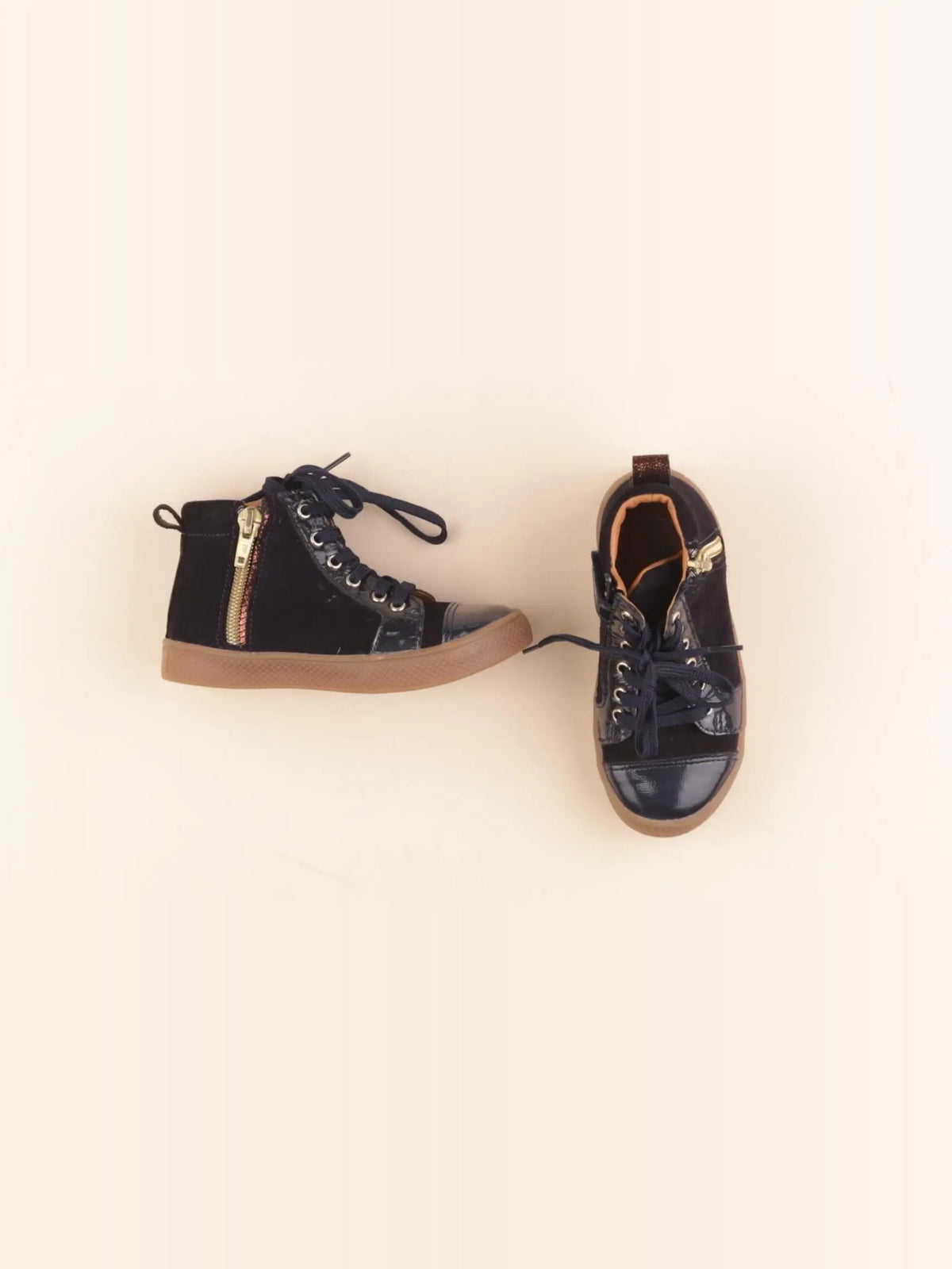 GBB - boots bleu, bronze - pointure 25