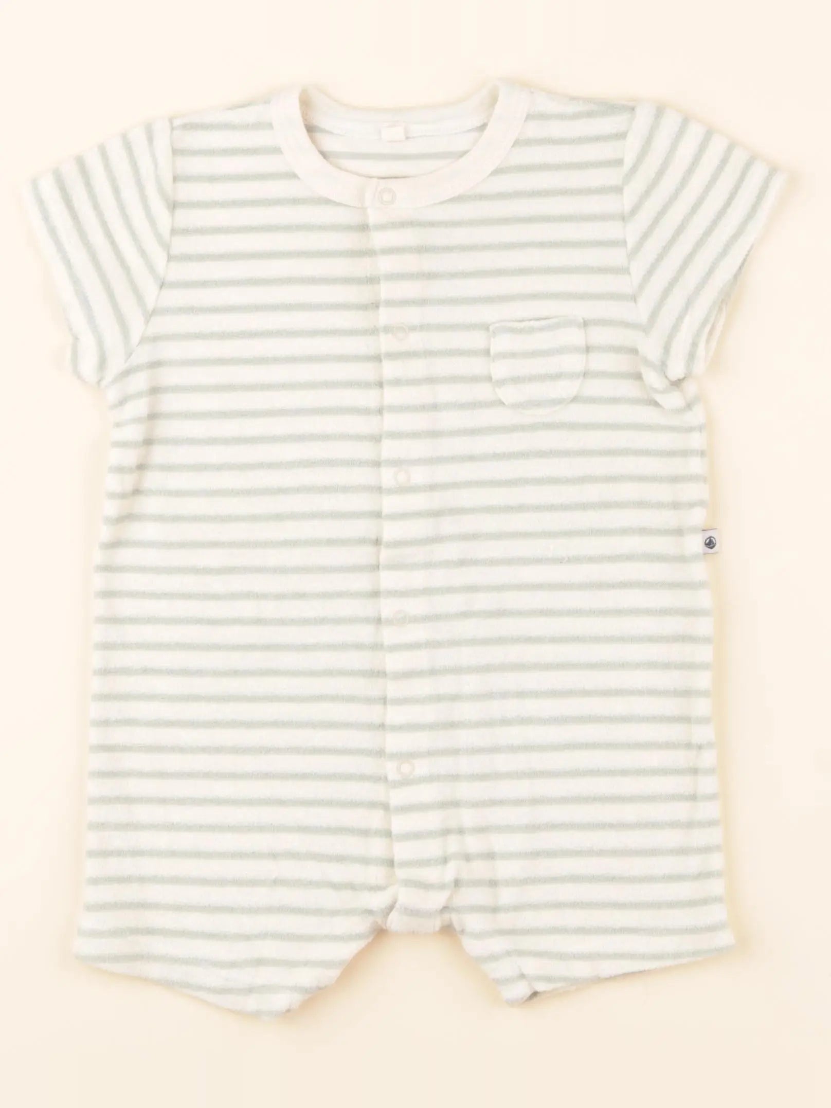 Combinaison beige, vert