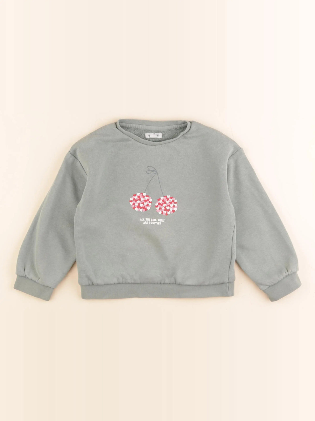 Vertbaudet - sweat vert - 5 ans