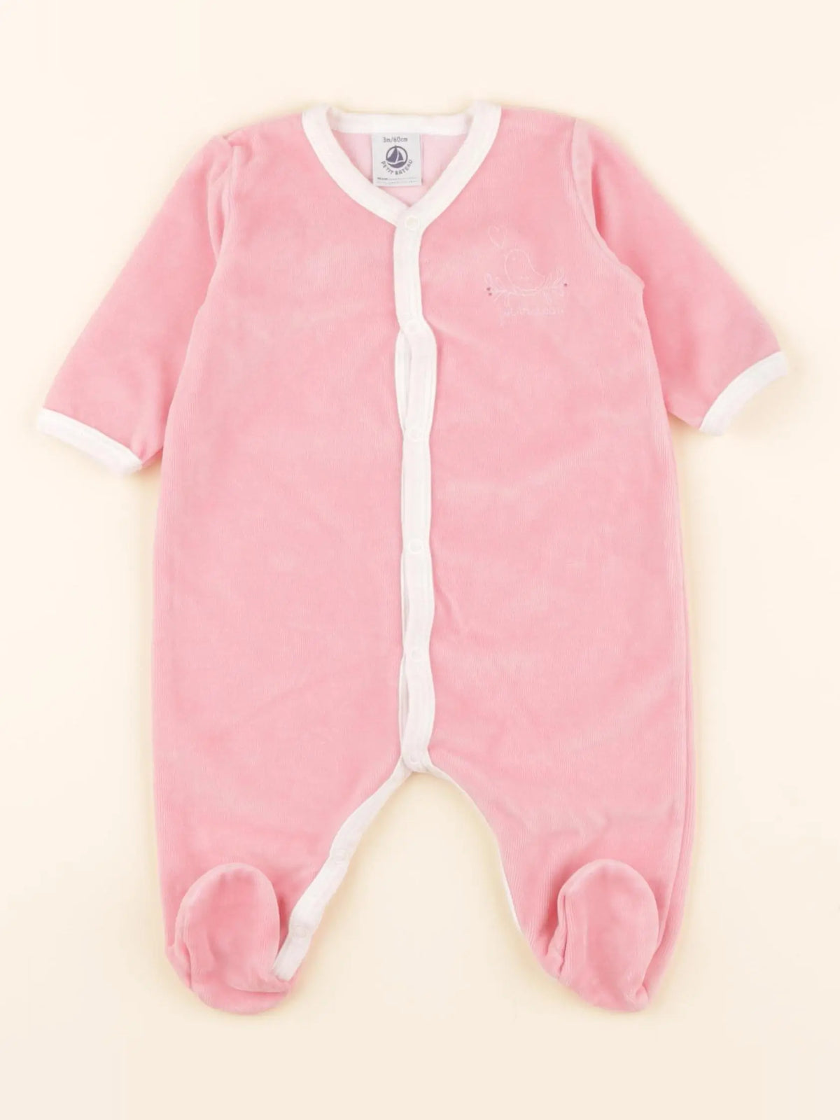 Pyjama velours rose