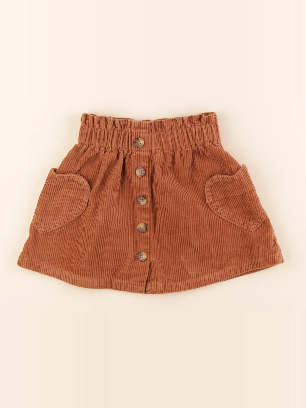 Vertbaudet - jupe marron - 5 ans