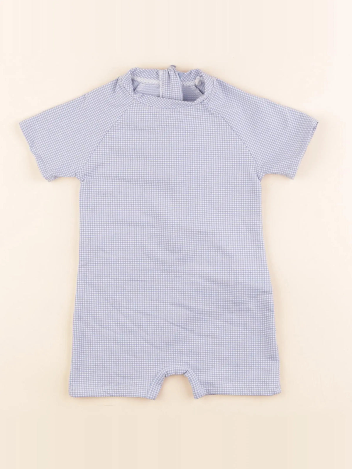 Boutchou - combi de bain bleu, blanc - 3 ans