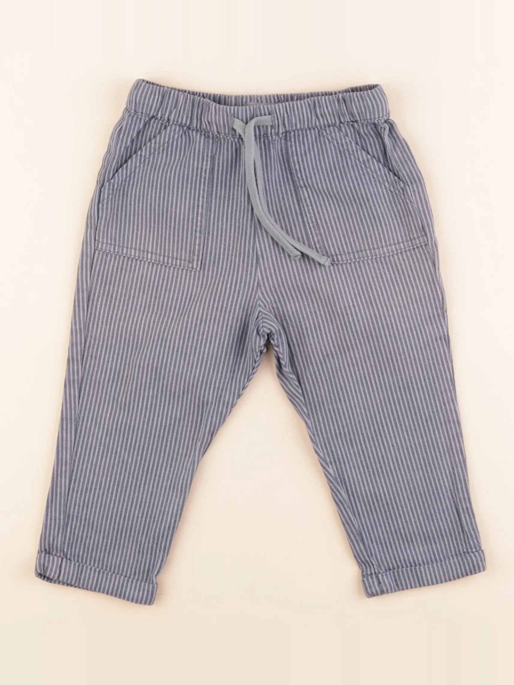 Boutchou - pantalon bleu - 18 mois