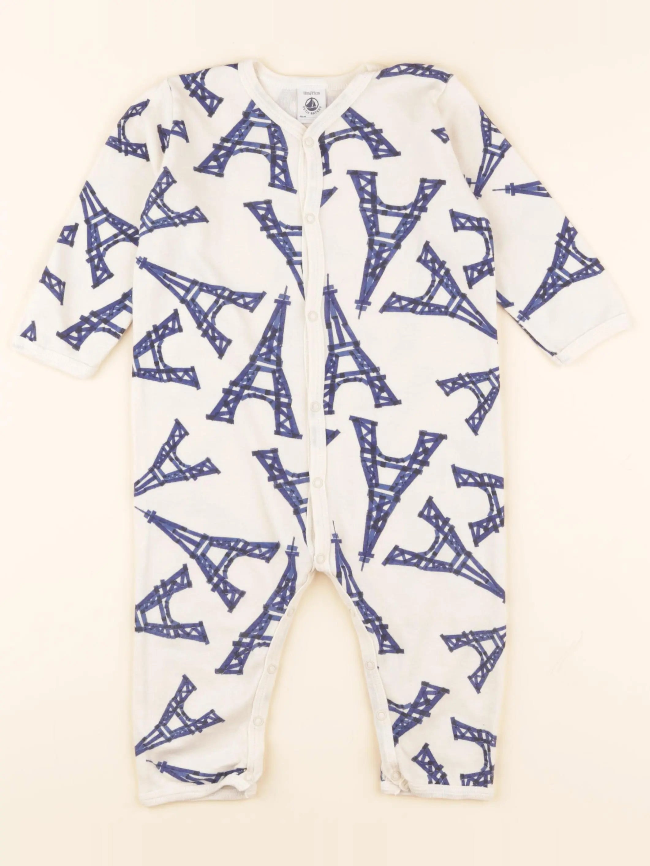 Pyjama coton bleu