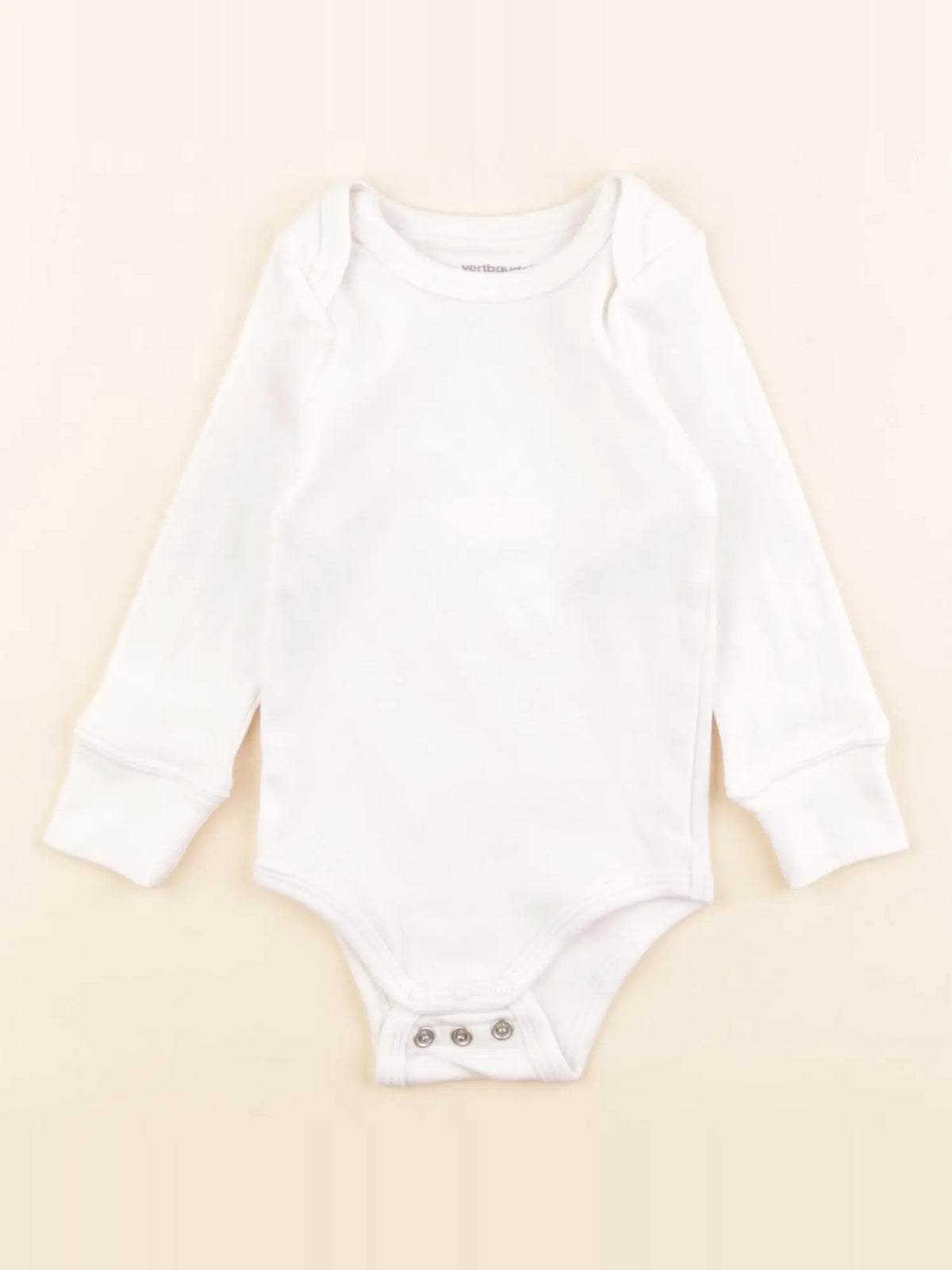 Vertbaudet - body blanc - 6 mois