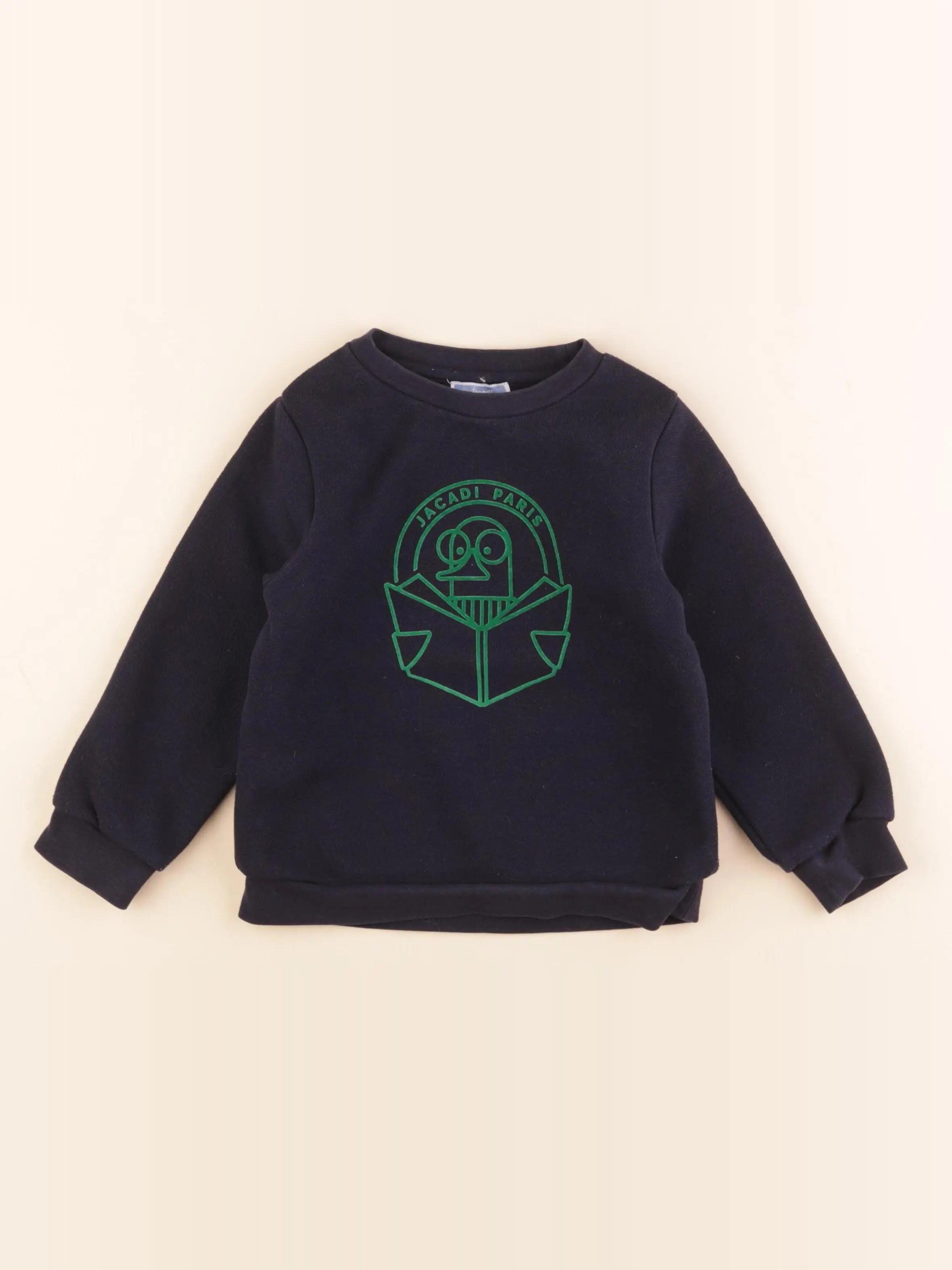 Jacadi - sweat bleu - 4 ans