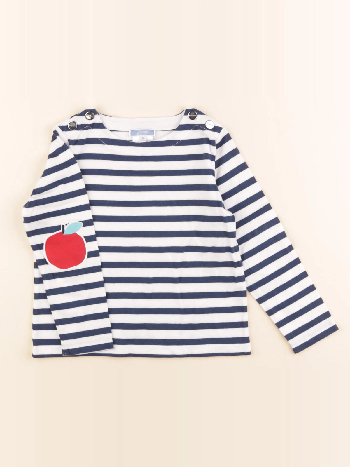 Jacadi - tee-shirt bleu, blanc - 4 ans