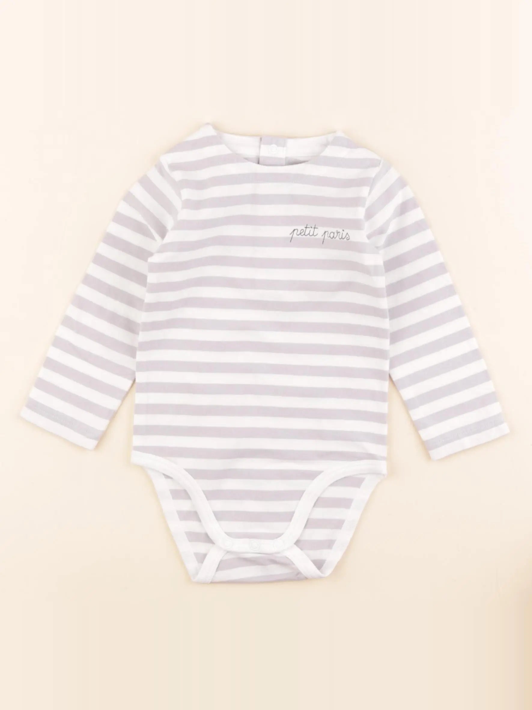Jacadi - body blanc, gris - 12 mois