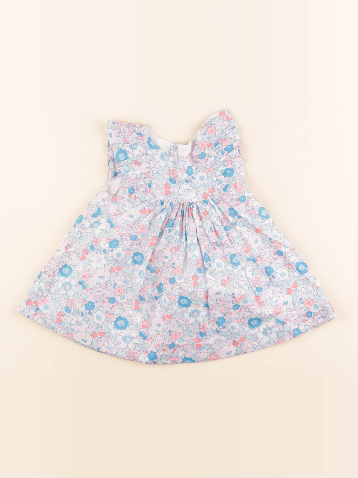 Jacadi - robe liberty multicolore - 6 mois