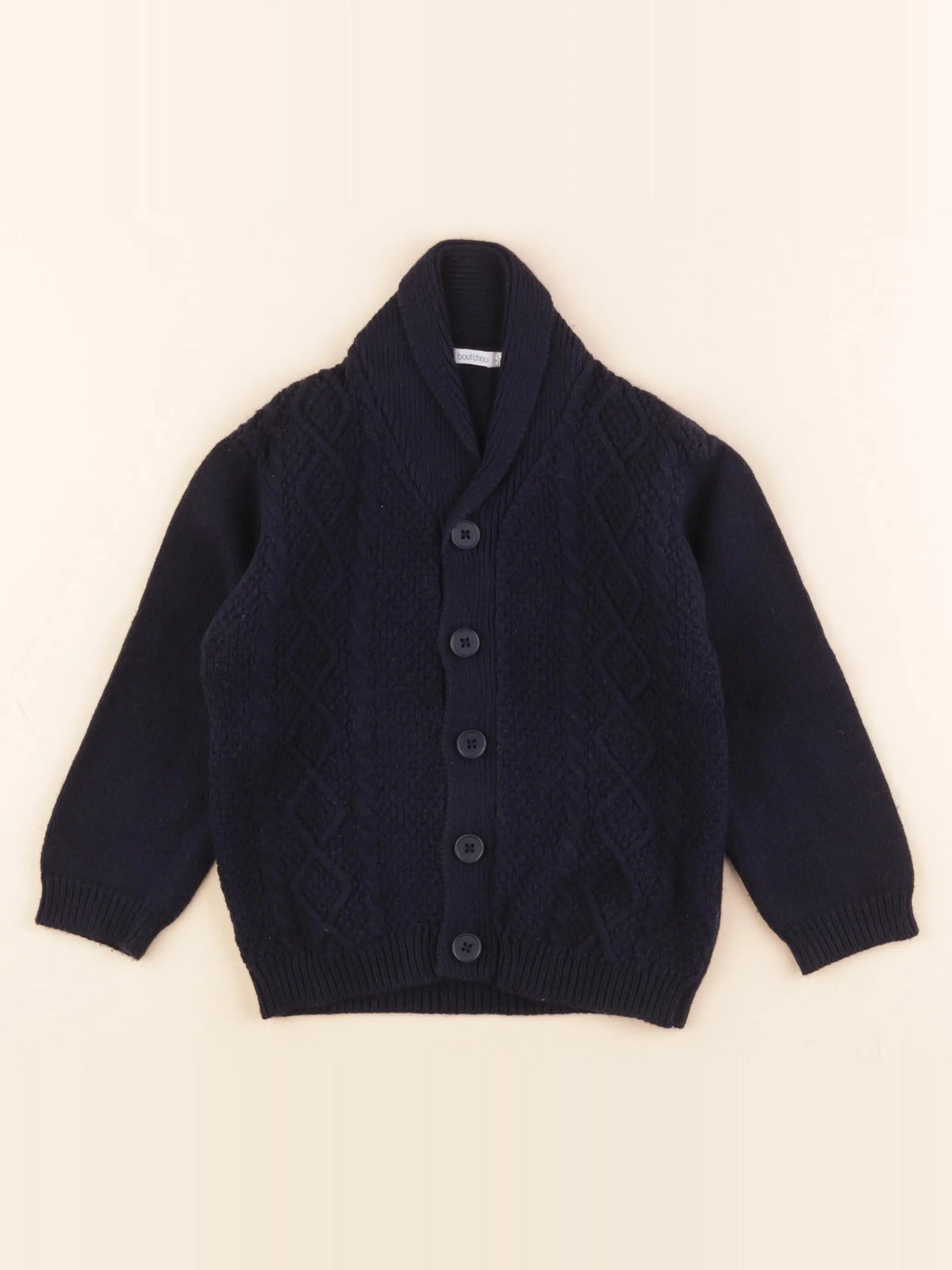 Boutchou - gilet bleu - 36 mois