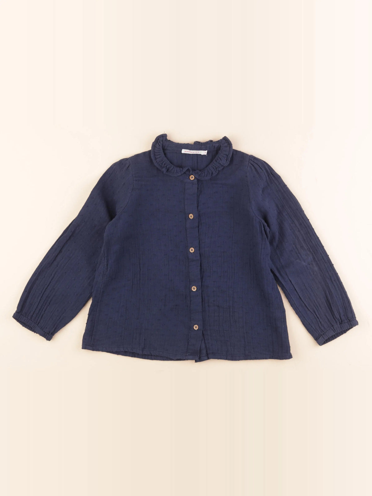 Monoprix - blouse bleu - 6 ans
