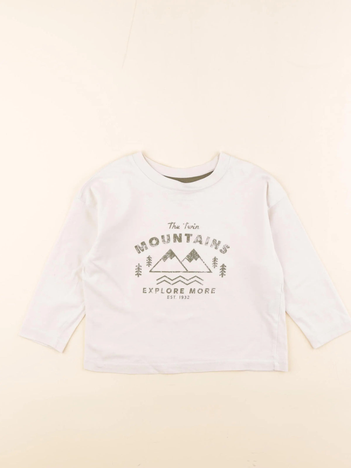 Monoprix - tee-shirt blanc - 3 ans