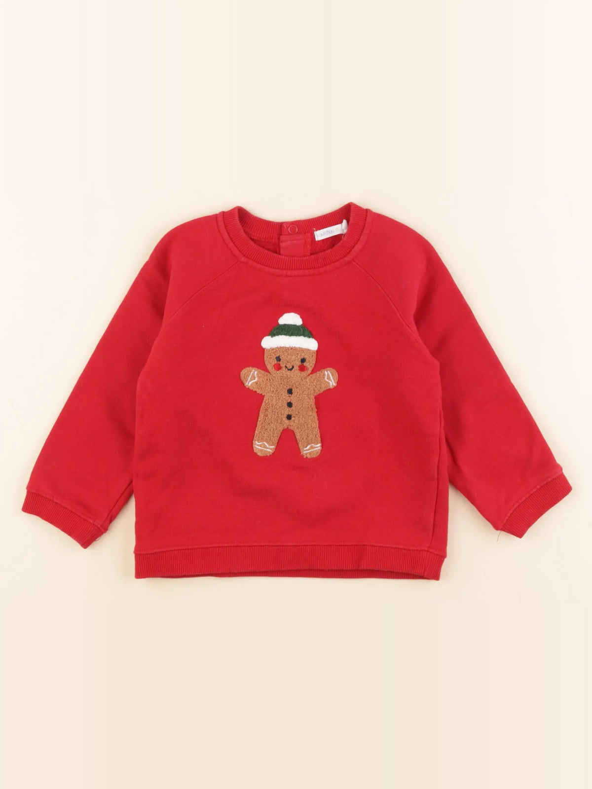 Boutchou - sweat rouge - 36 mois