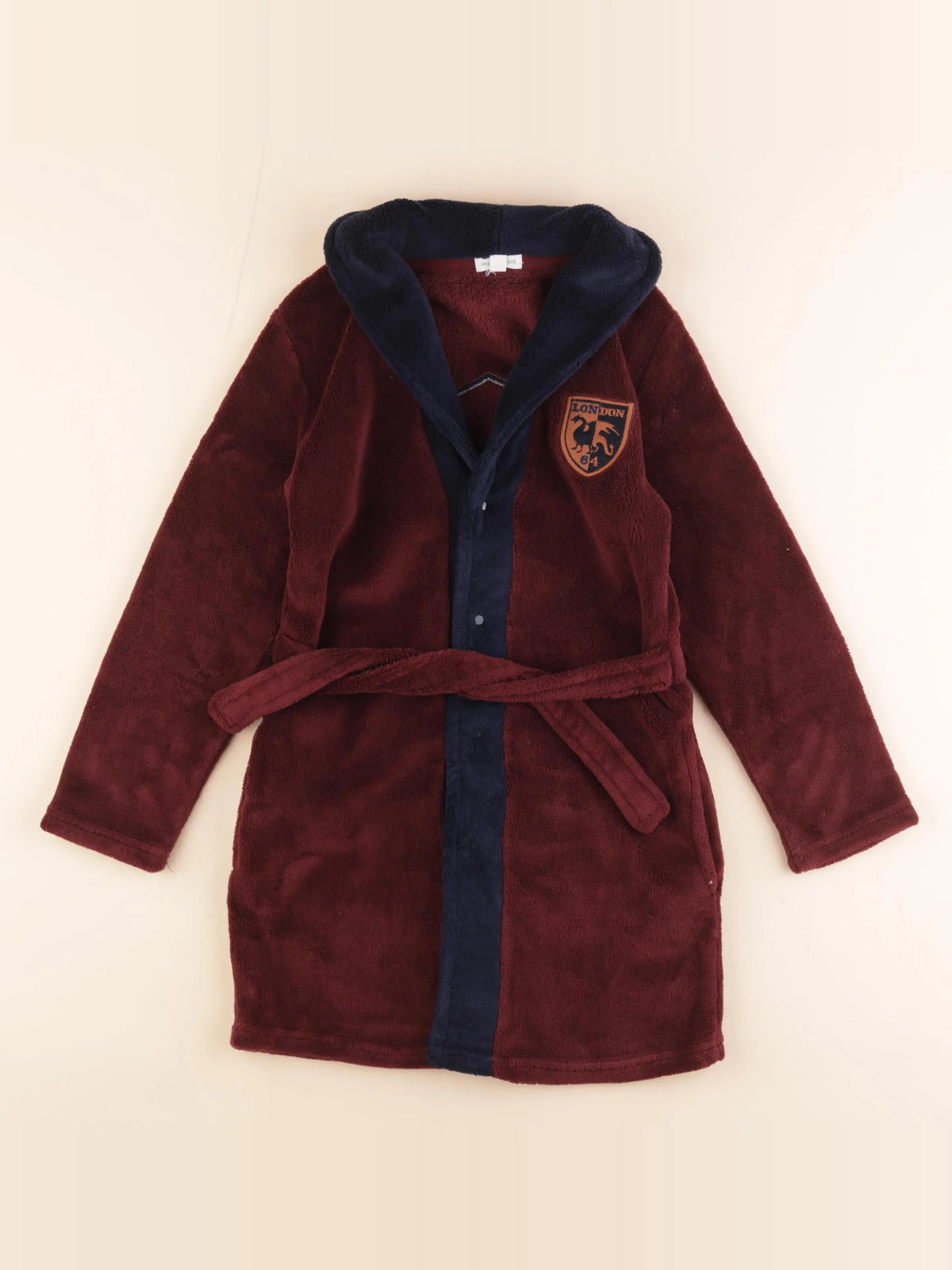 Vertbaudet - robe de chambre rouge - 8 ans
