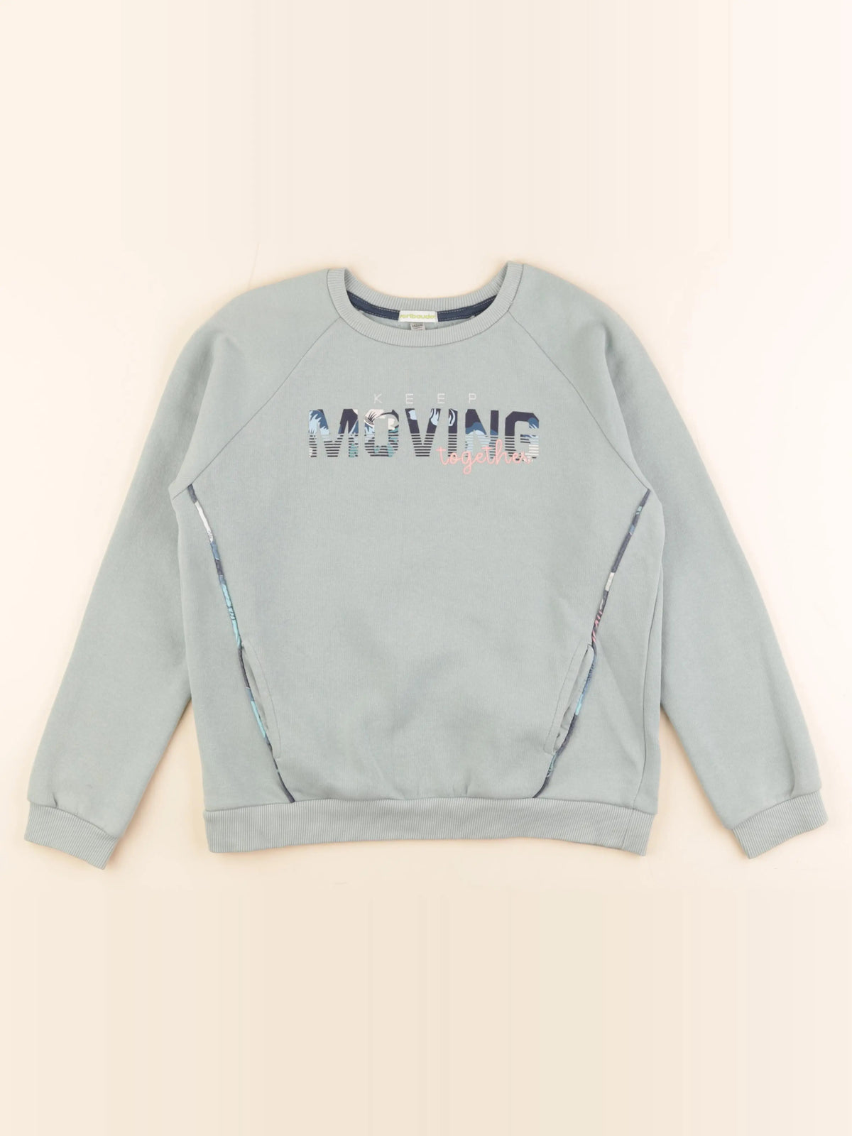 Vertbaudet - sweat vert - 12 ans