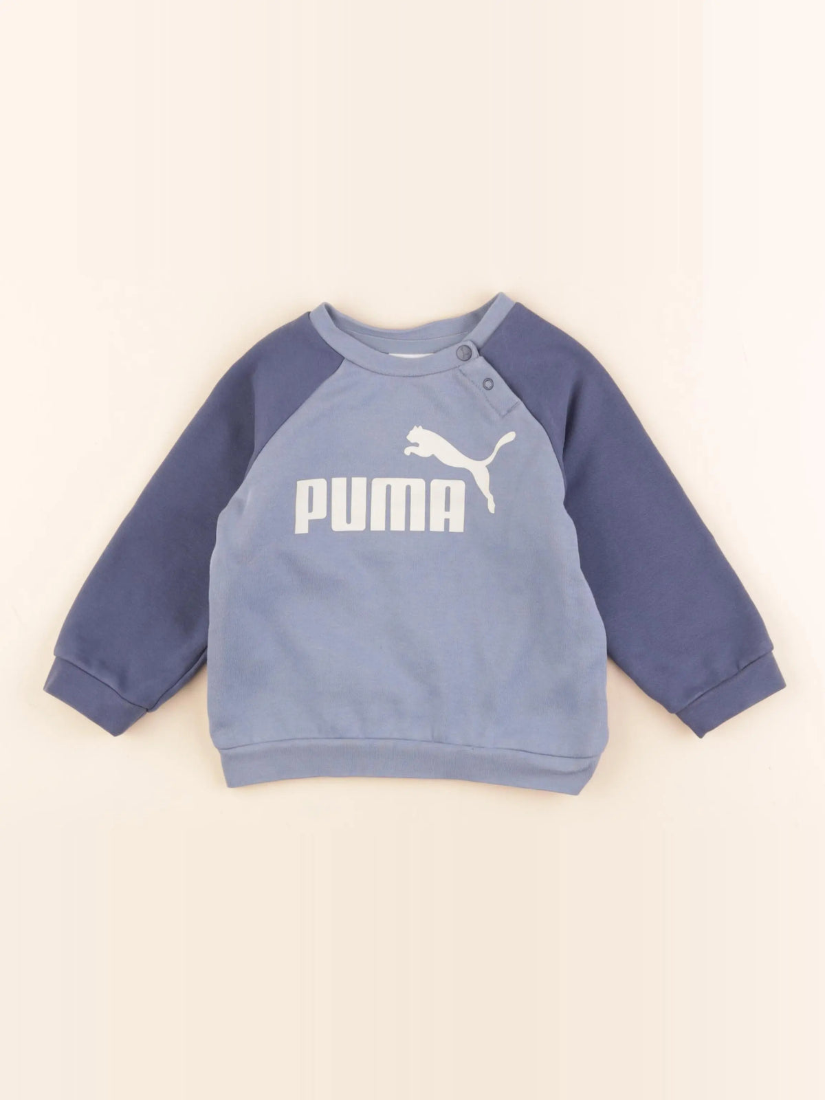 Puma - sweat bleu - 12/18 mois