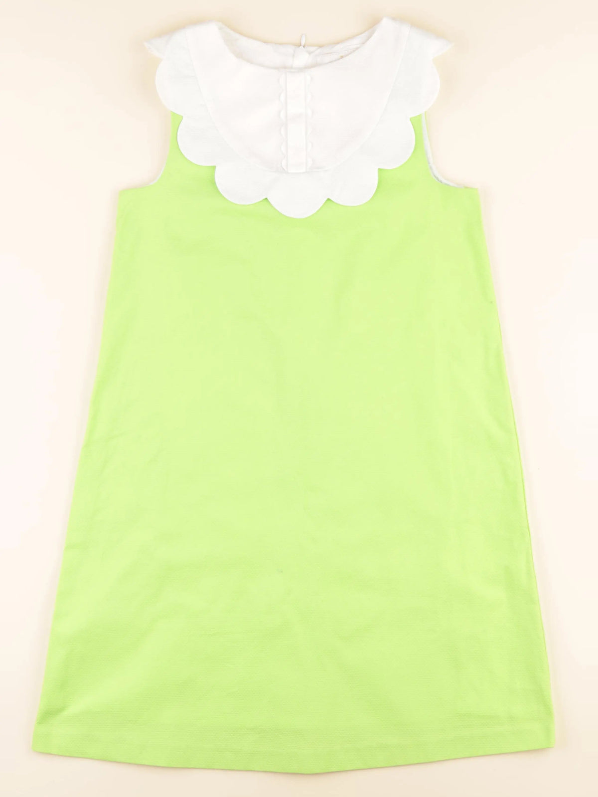 Jacadi - robe vert, blanc - 12 ans