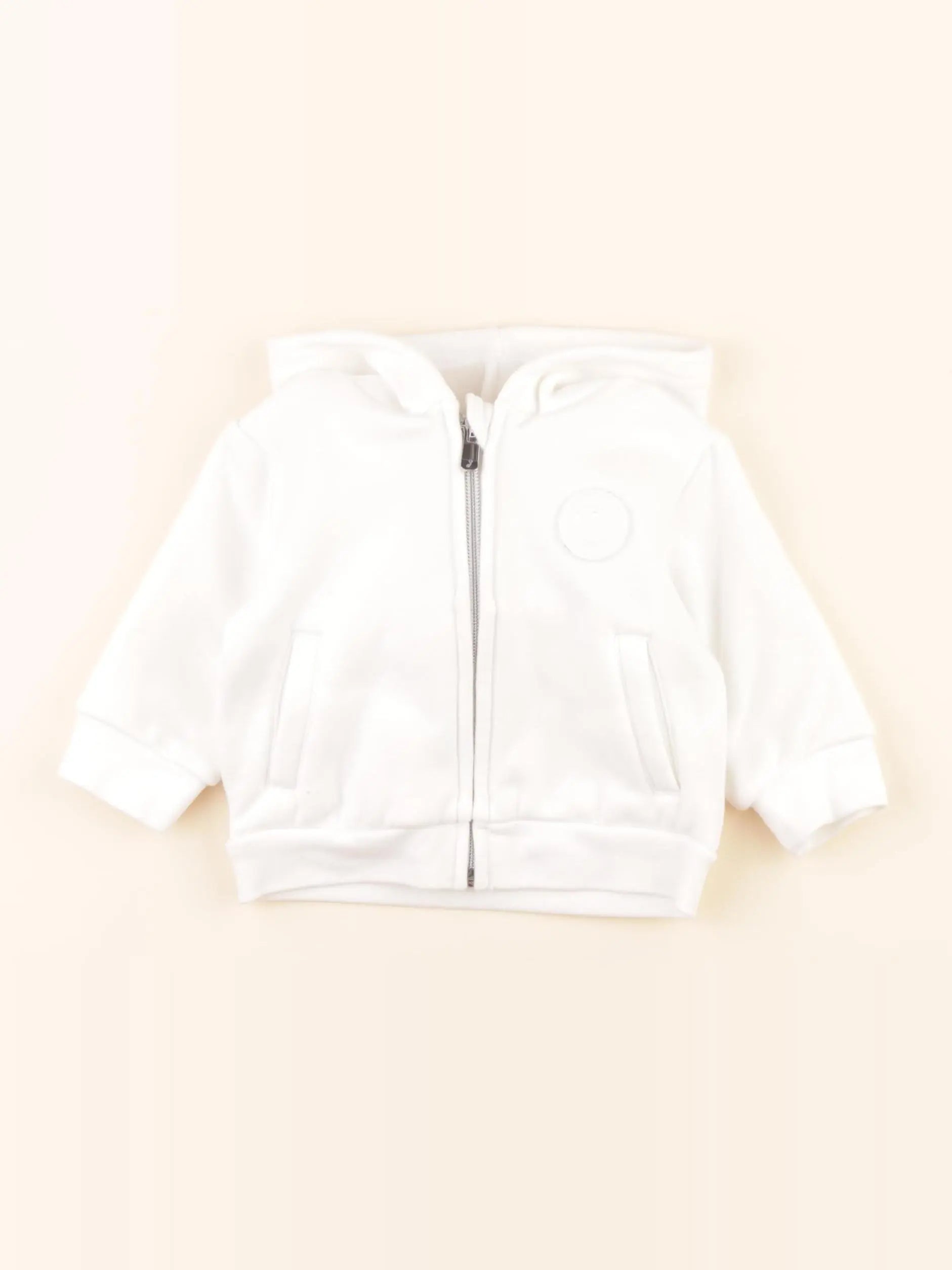 Jacadi - sweat blanc - 6 mois