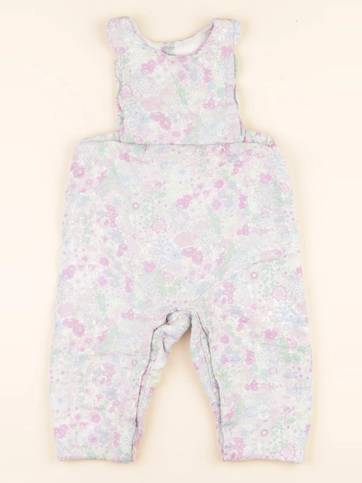 Jacadi - combinaison doublé, liberty multicolore - 12 mois