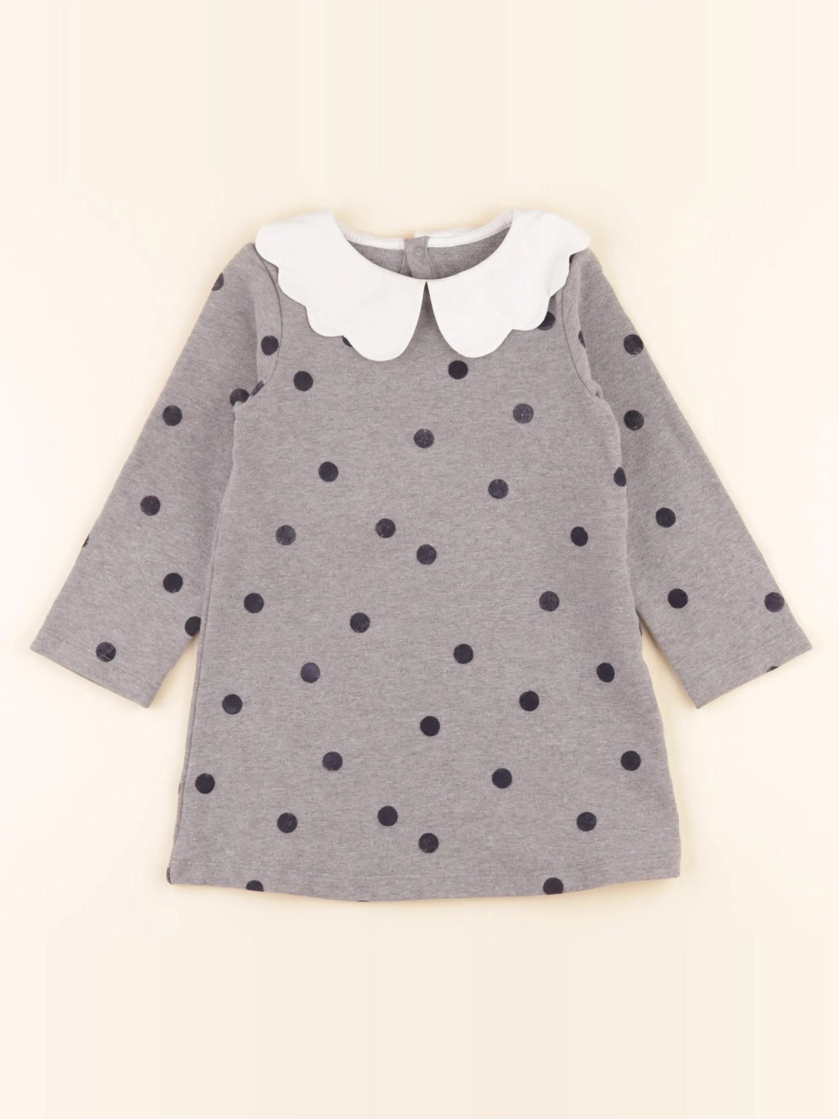 Jacadi - robe gris, bleu - 36 mois