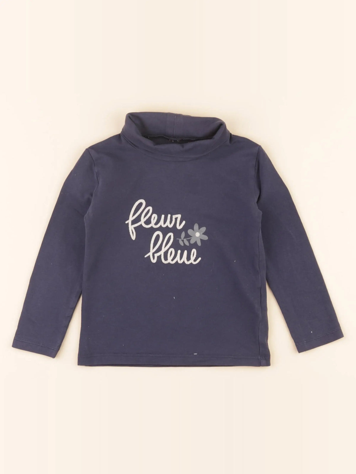 Vertbaudet - sous-pull bleu - 2 ans