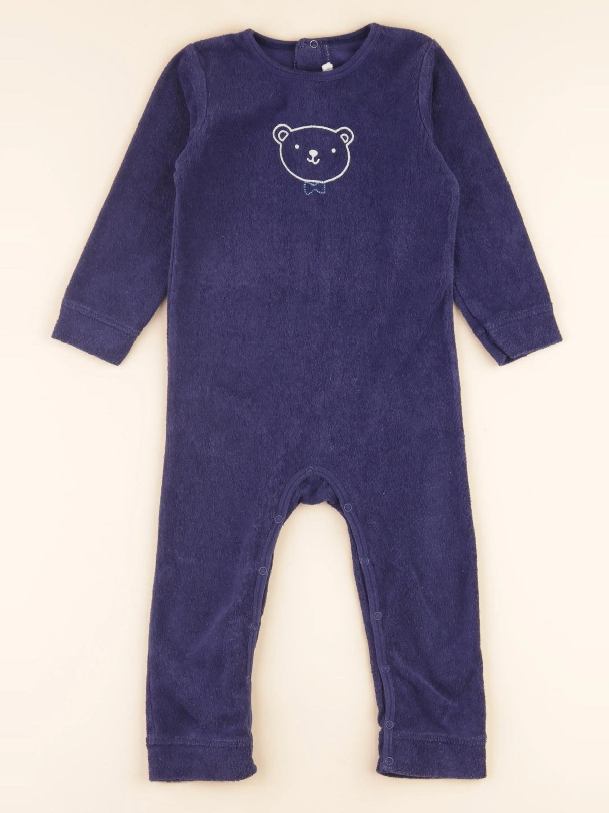 Boutchou - pyjama coton bleu - 24 mois