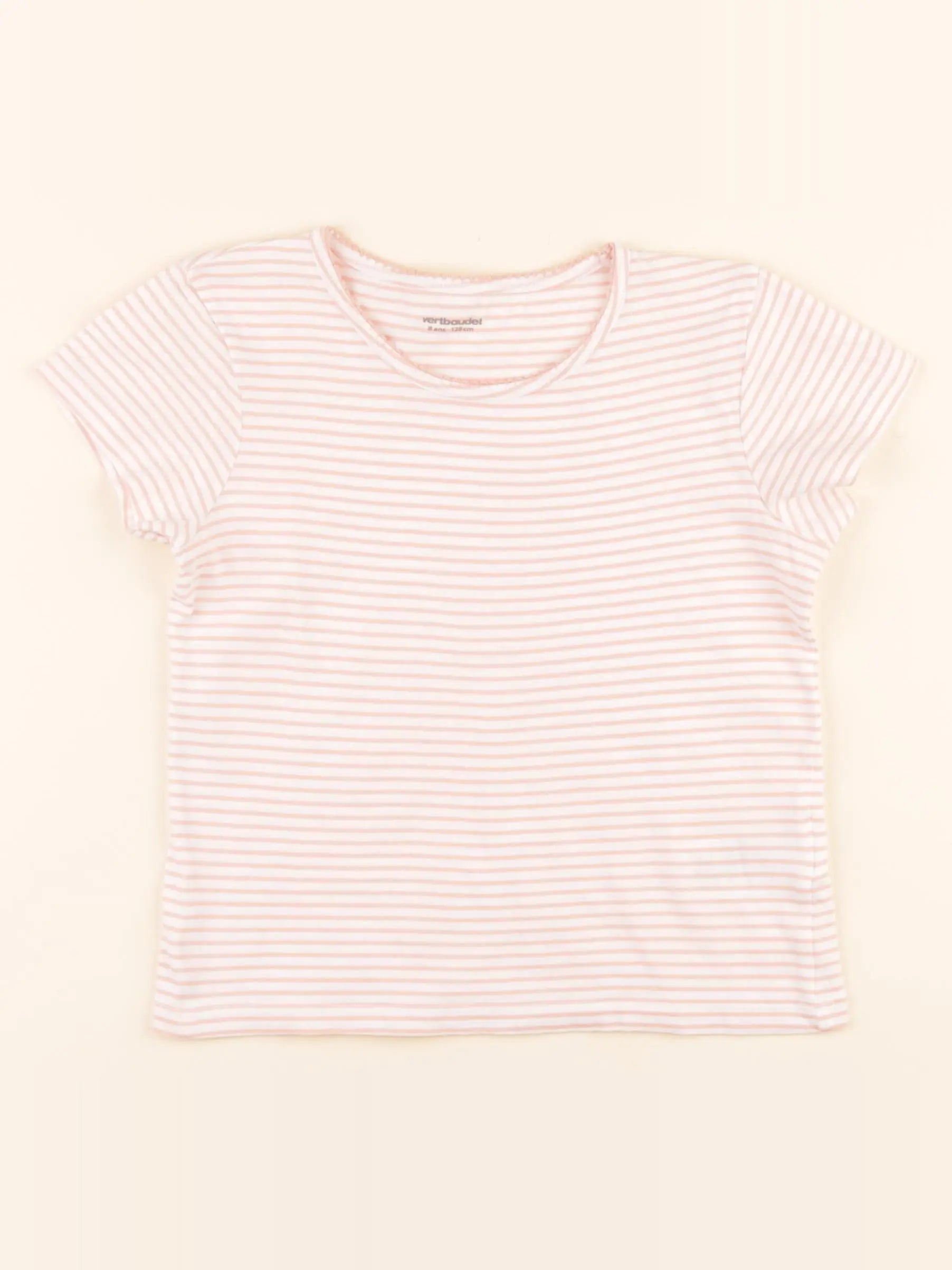 Vertbaudet - maillot de corps rose - 8 ans