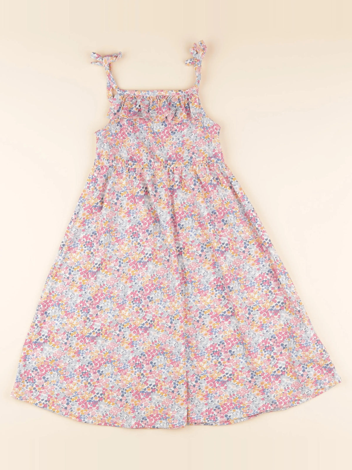 Vertbaudet - robe multicolore - 6 ans