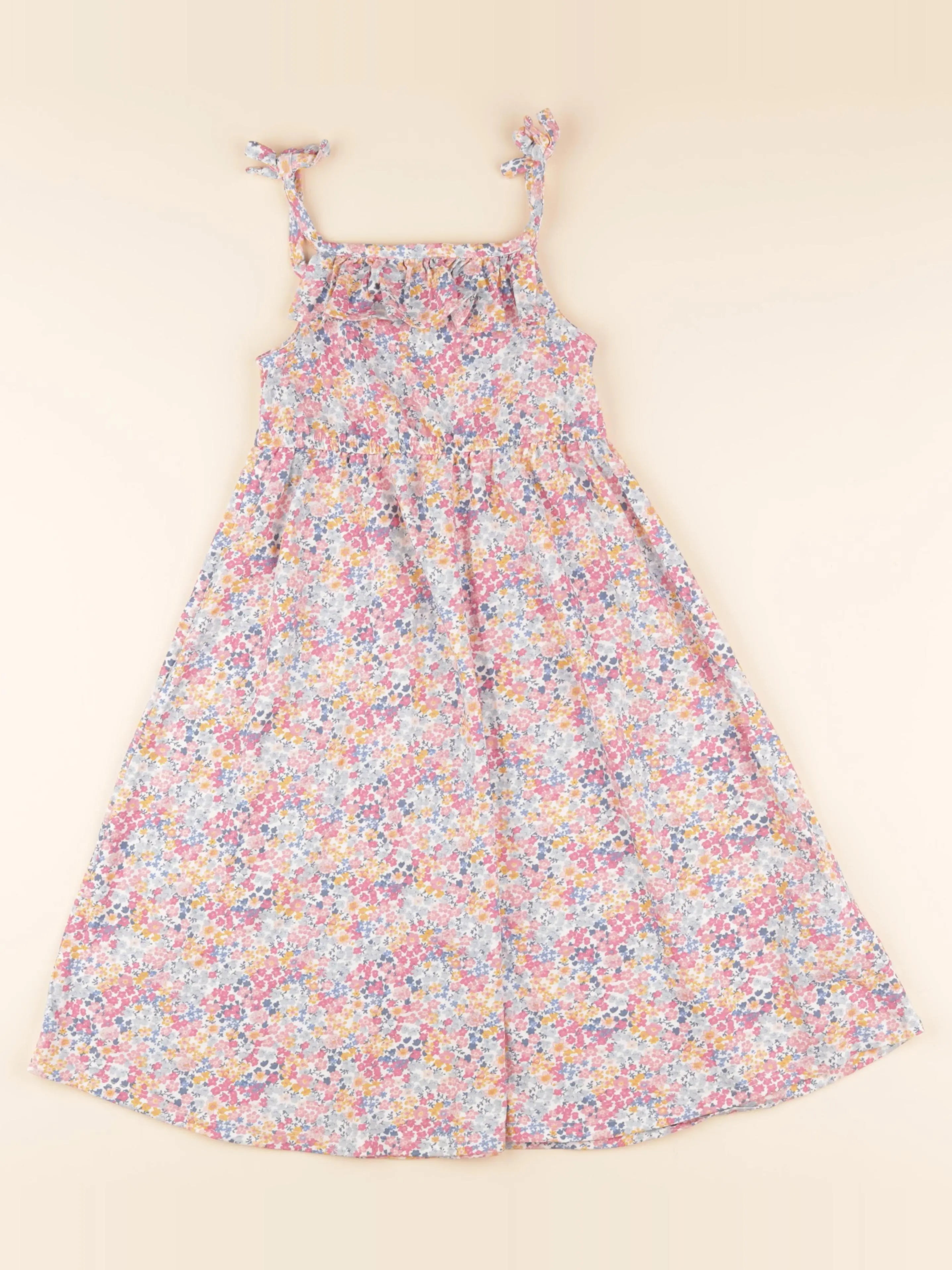 Vertbaudet - robe multicolore - 6 ans