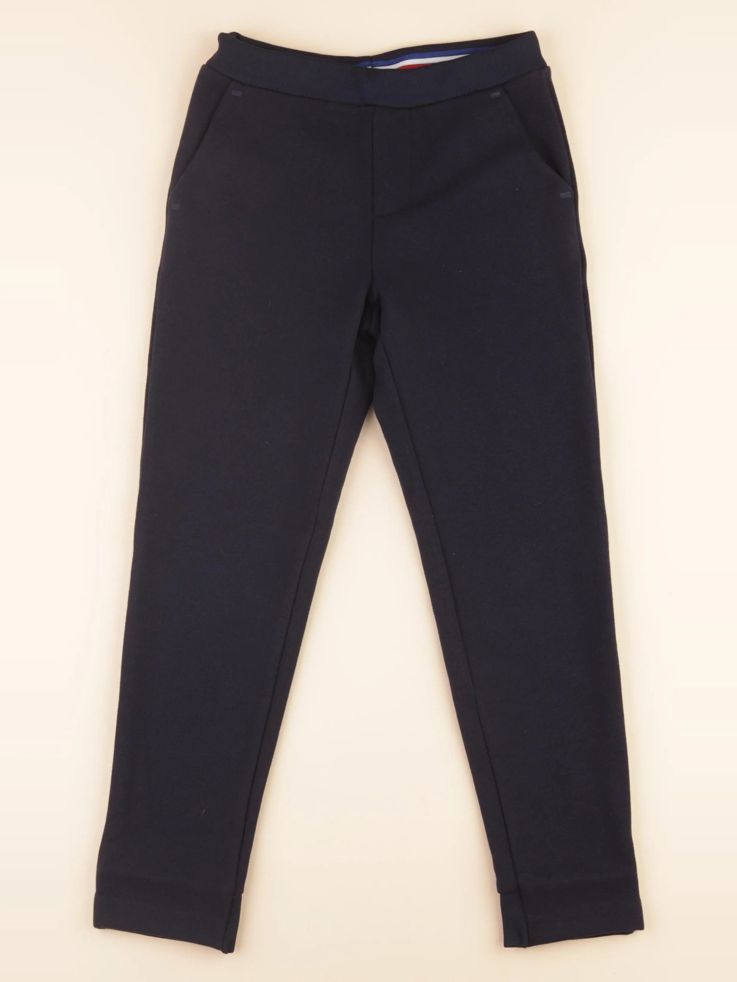 Jacadi - pantalon doublé bleu - 8 ans