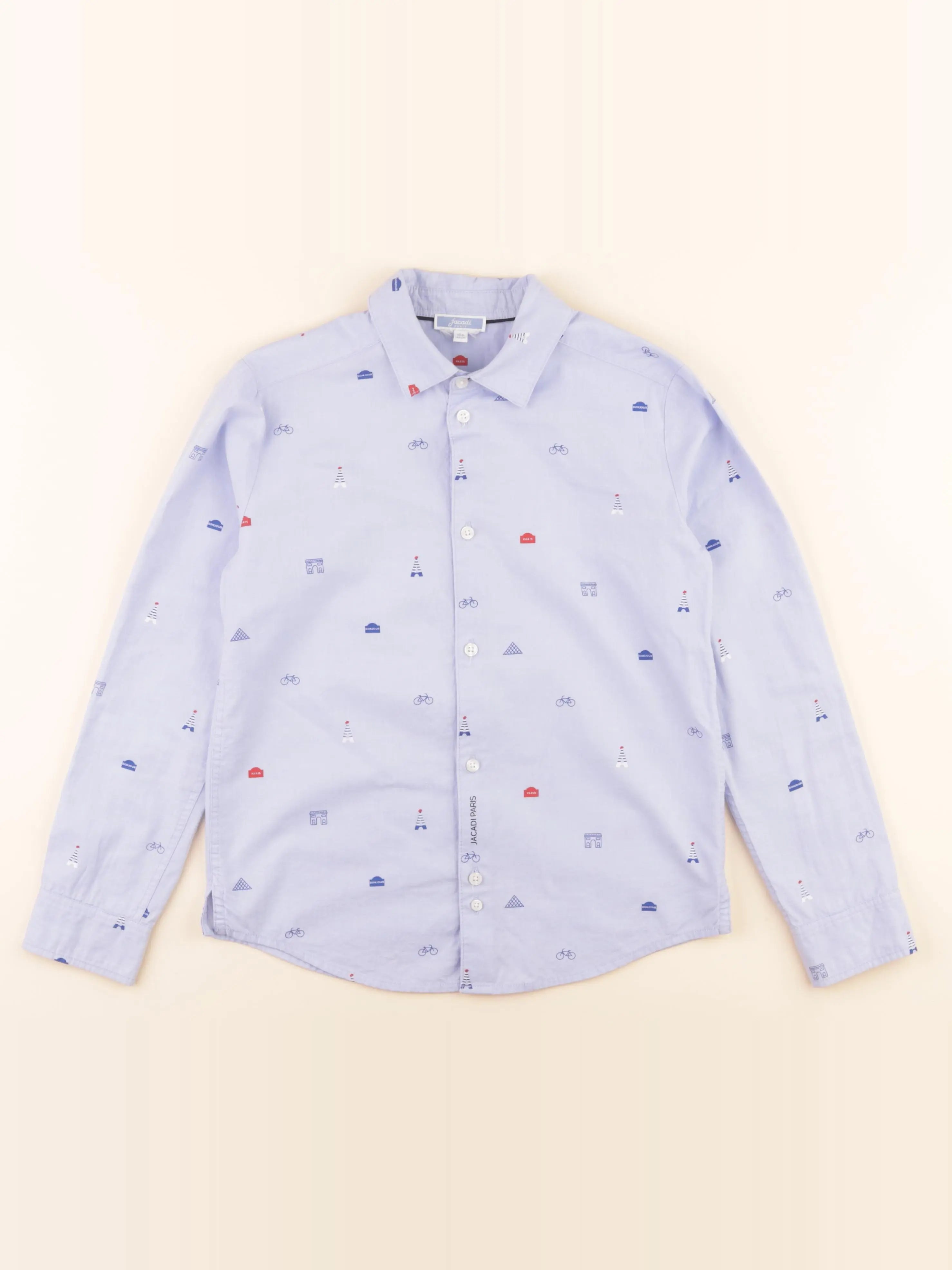 Jacadi - chemise bleu - 10 ans